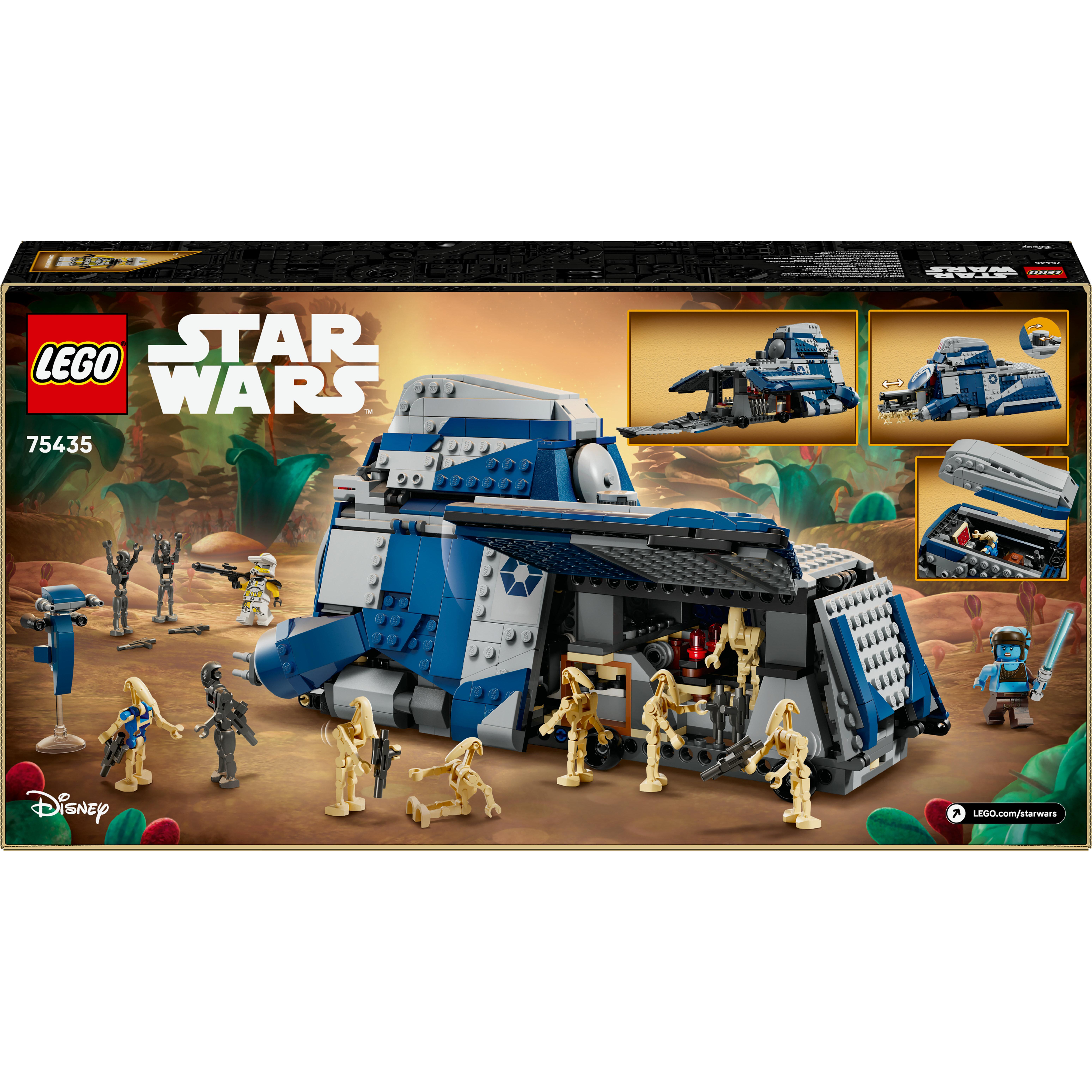 Voir la diapositive 8 : LEGO Star Wars 75435 The Clone Wars Le MTT des Séparatistes de la Bataille de Felucia