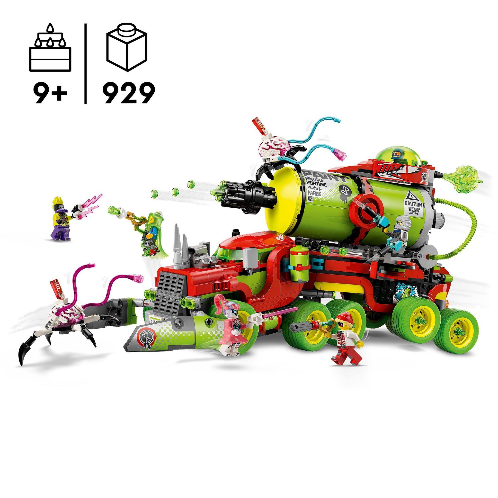 Voir la diapositive 3 : LEGO DREAMZZz 71499 - Le camion Spray de peinture de Mateo