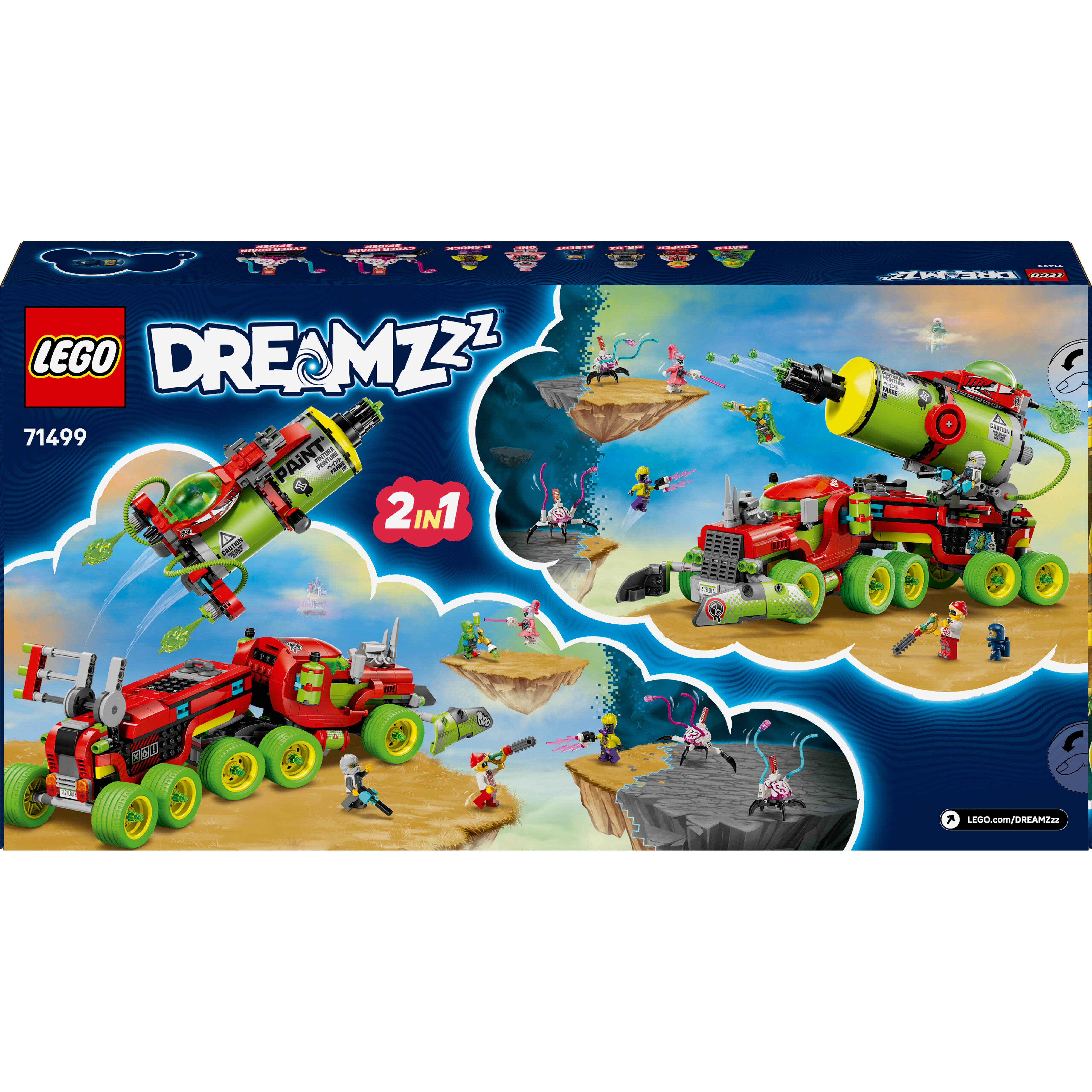 Voir la diapositive 8 : LEGO Dreamzzz 71499 Le Camion Spray De Peinture De Mateo - Jeu De Construction Dès 9 Ans