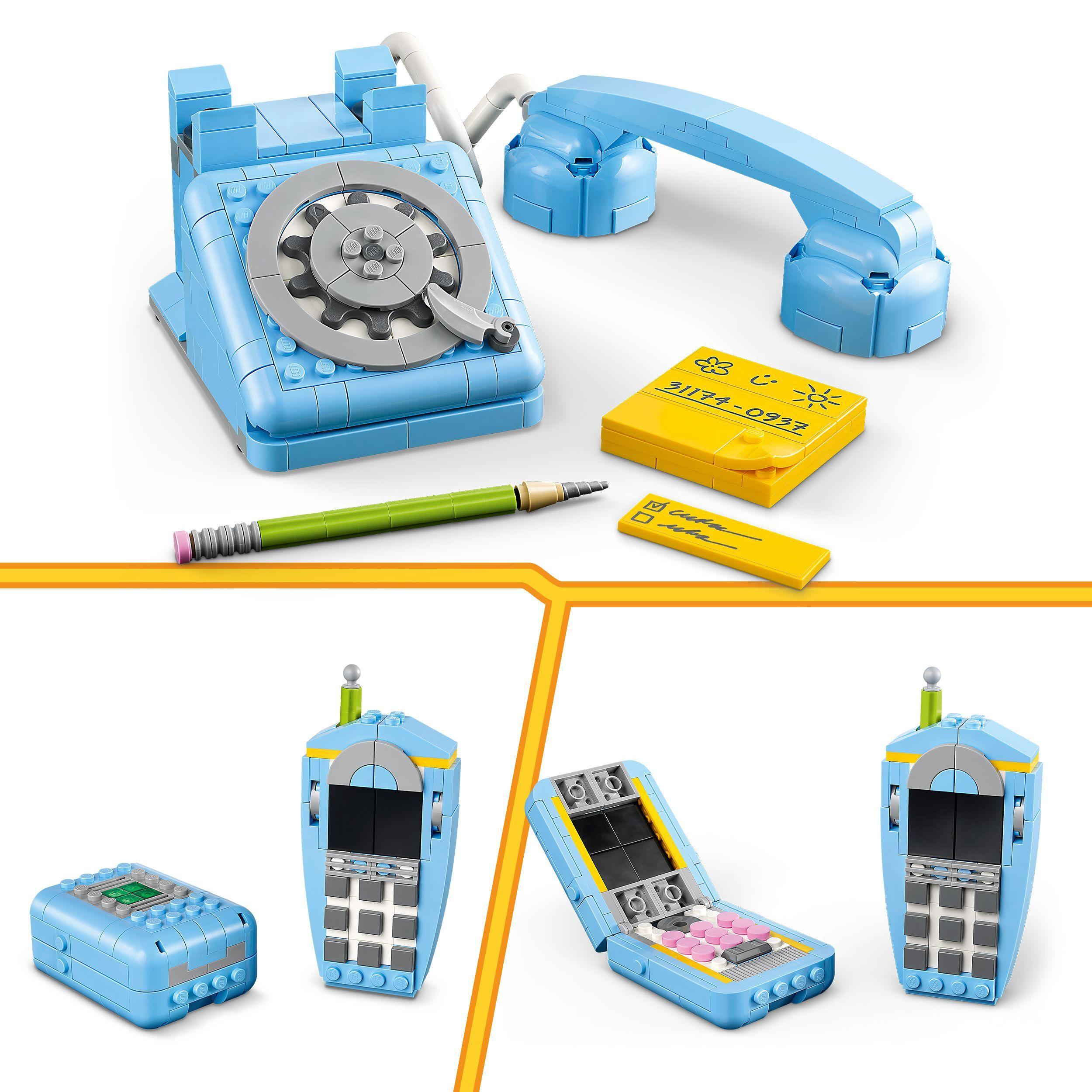 Voir la diapositive 4 : LEGO Creator 3-en-1 31174 Le Téléphone Rétro - Jeu de Construction dès 8 ans