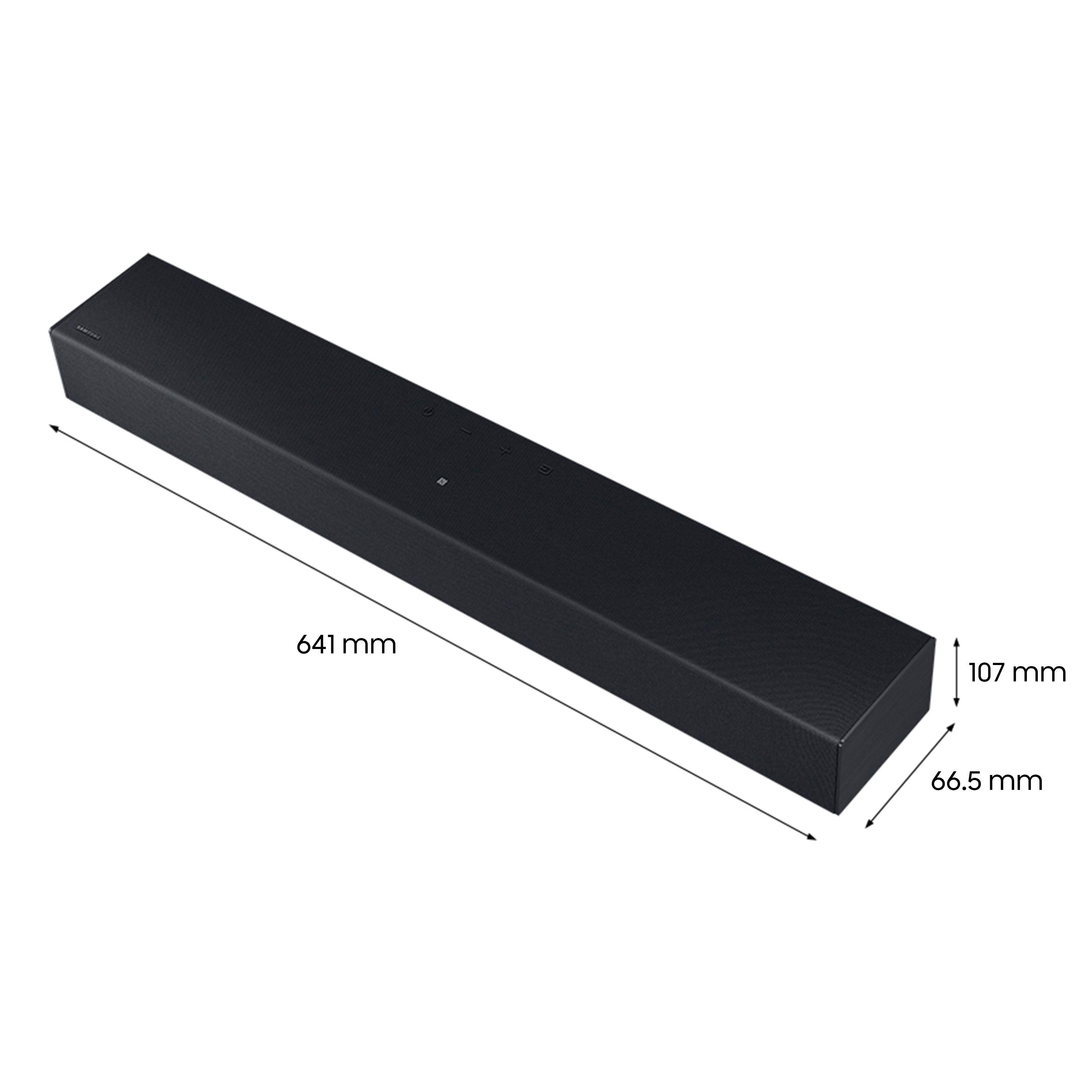 Voir la diapositive 2 : SAMSUNG Barre de son HW-C400 - Noir