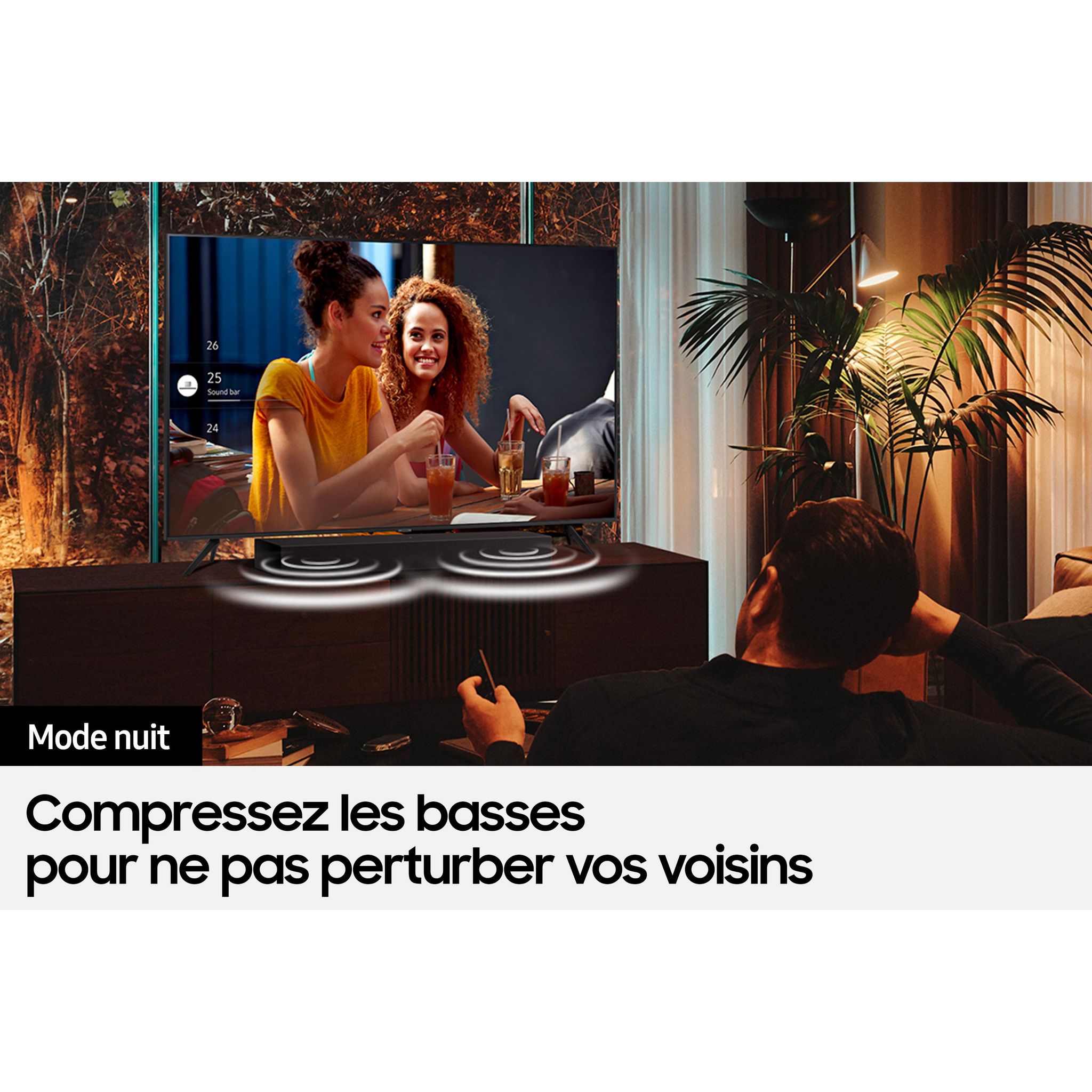 Voir la diapositive 5 : SAMSUNG Barre de son HW-C400 - Noir