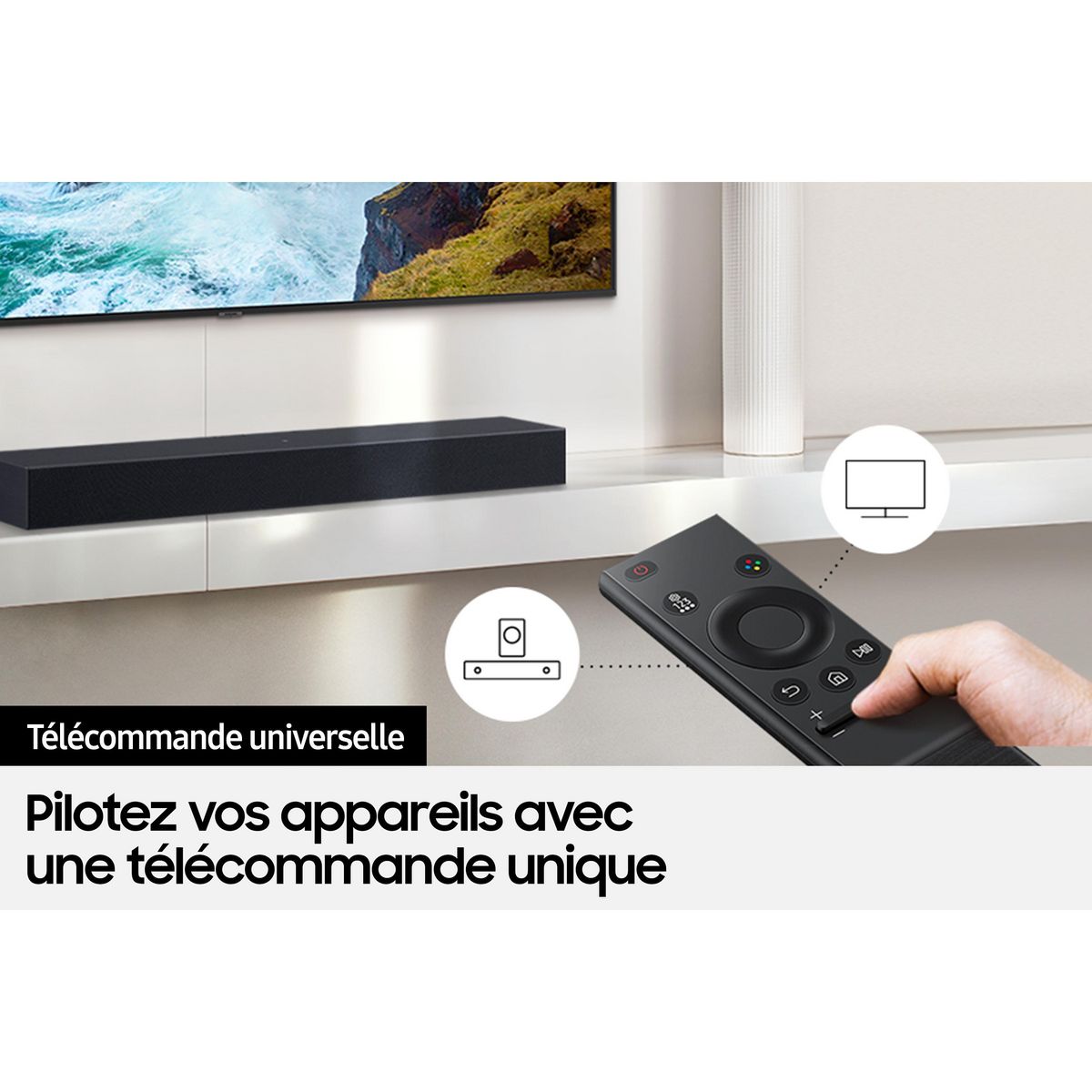 SAMSUNG Barre de son HW-C400 - Noir