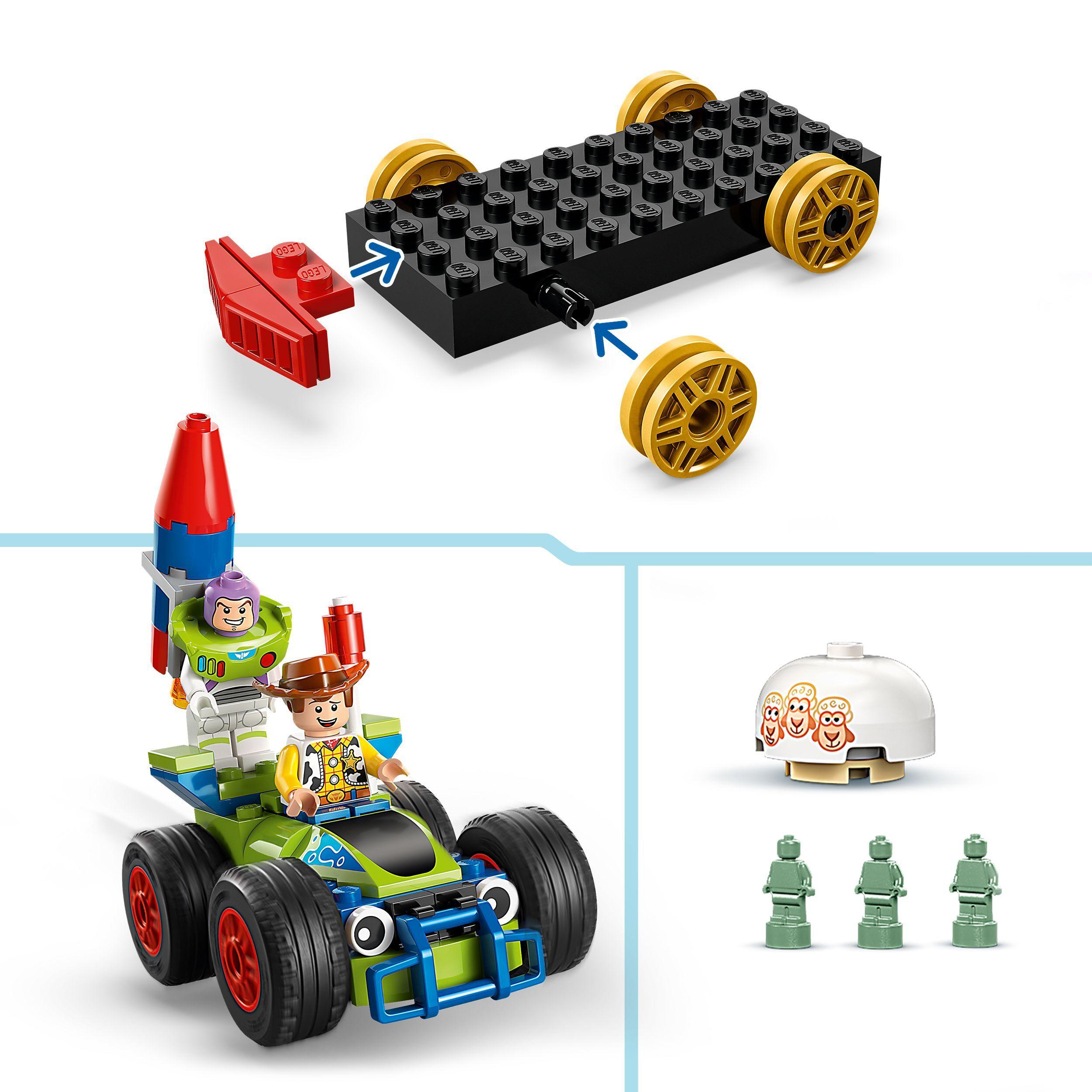 Voir la diapositive 4 : LEGO Disney et Pixar 43264 Le Train en Fête et Voiture RC Toy Story - Jouet dès 4 ans