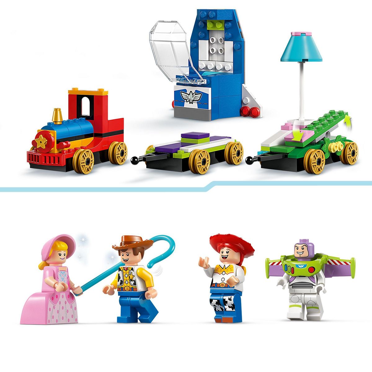 LEGO Disney 43264 - Le Train en fête et voiture RC Toy Story