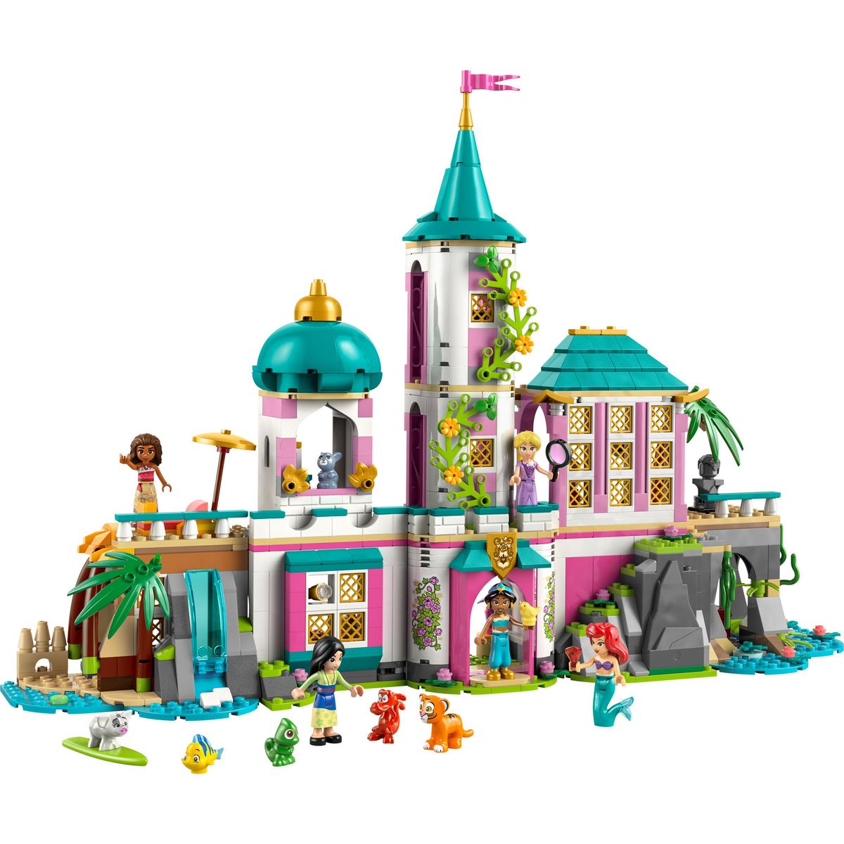 LEGO Disney 43267 - La Chateau des princesses et les Animaux Royaux