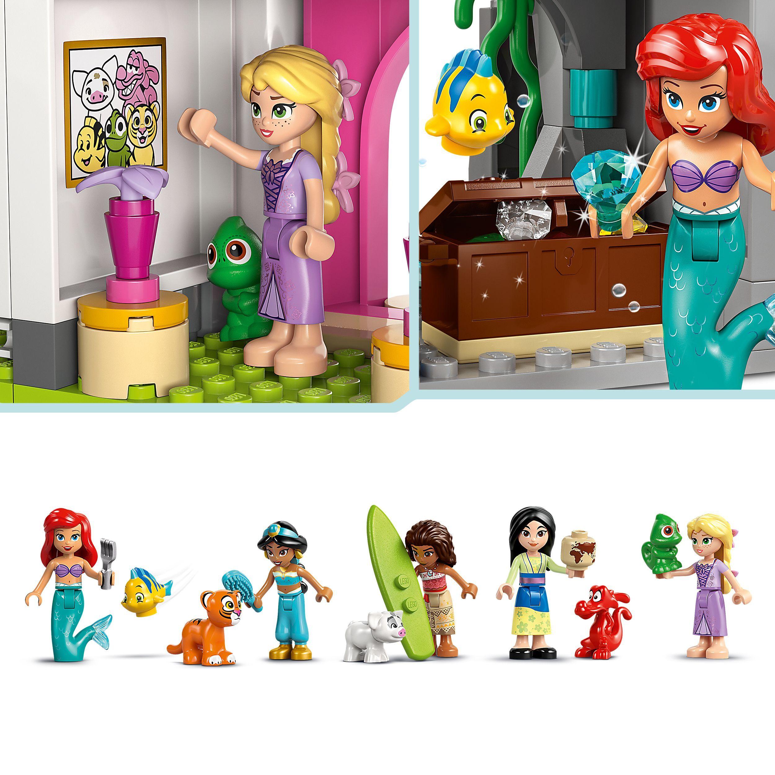 Voir la diapositive 5 : LEGO Disney 43267 Le Château des Princesses et les Animaux Royaux - Jouet dès 6 ans