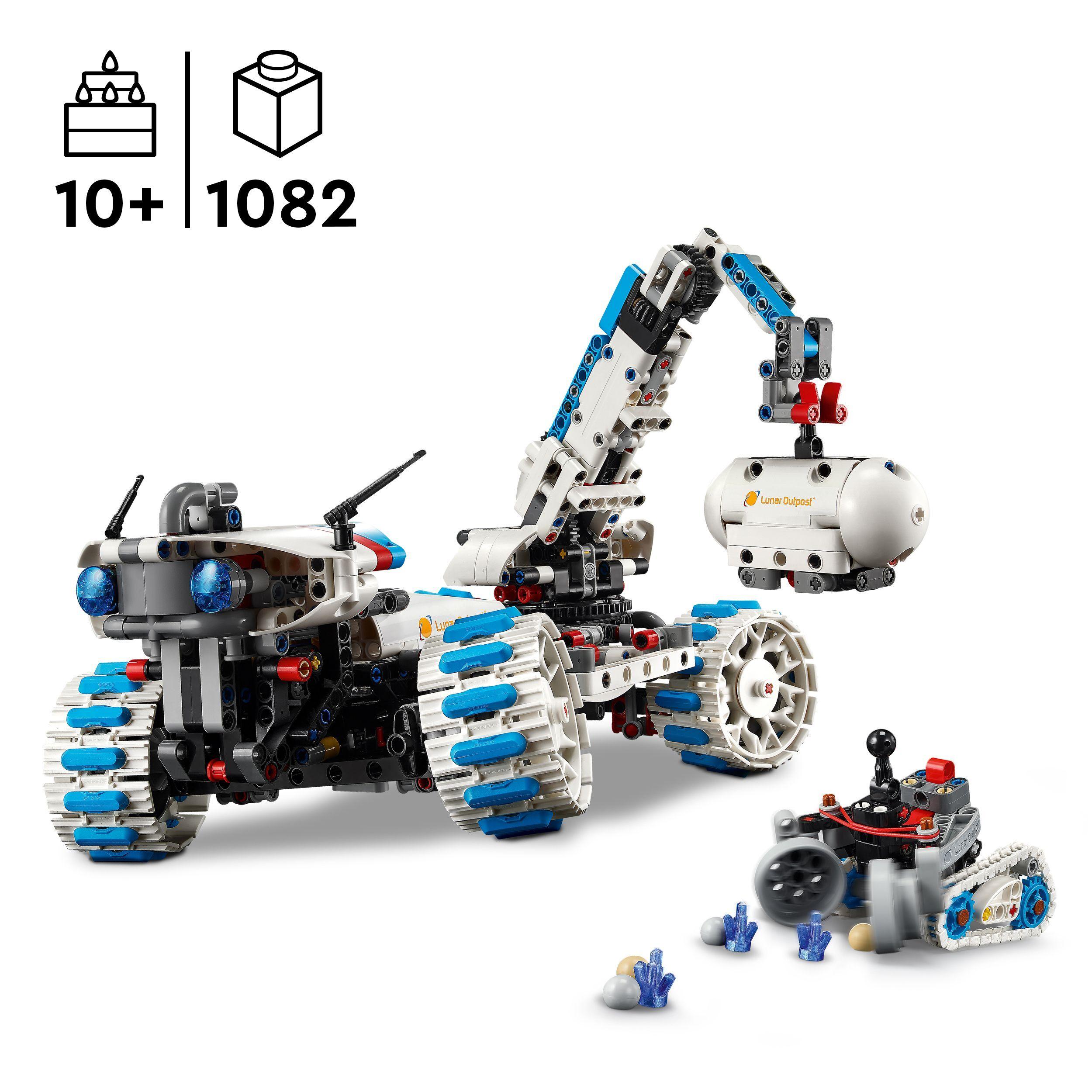 Voir la diapositive 3 : LEGO Technic 42211 Véhicule Lunaire Lunar Outpost - Jeu de Construction pour Garçon 10 ans