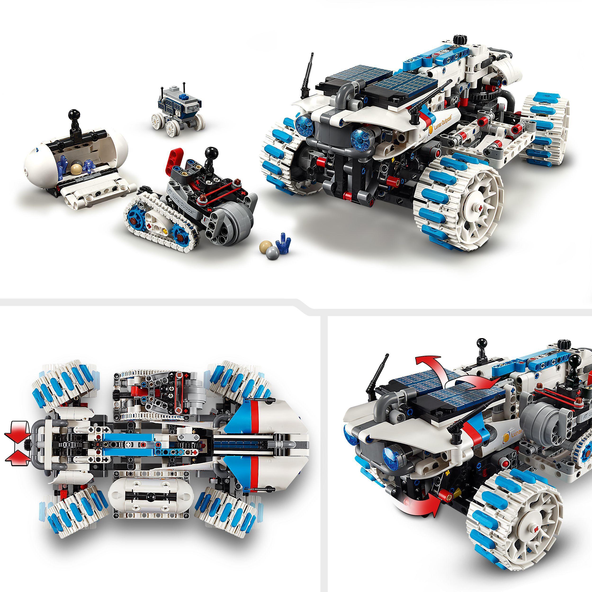 Voir la diapositive 4 : LEGO Technic 42211 Véhicule Lunaire Lunar Outpost - Jeu de Construction pour Garçon 10 ans