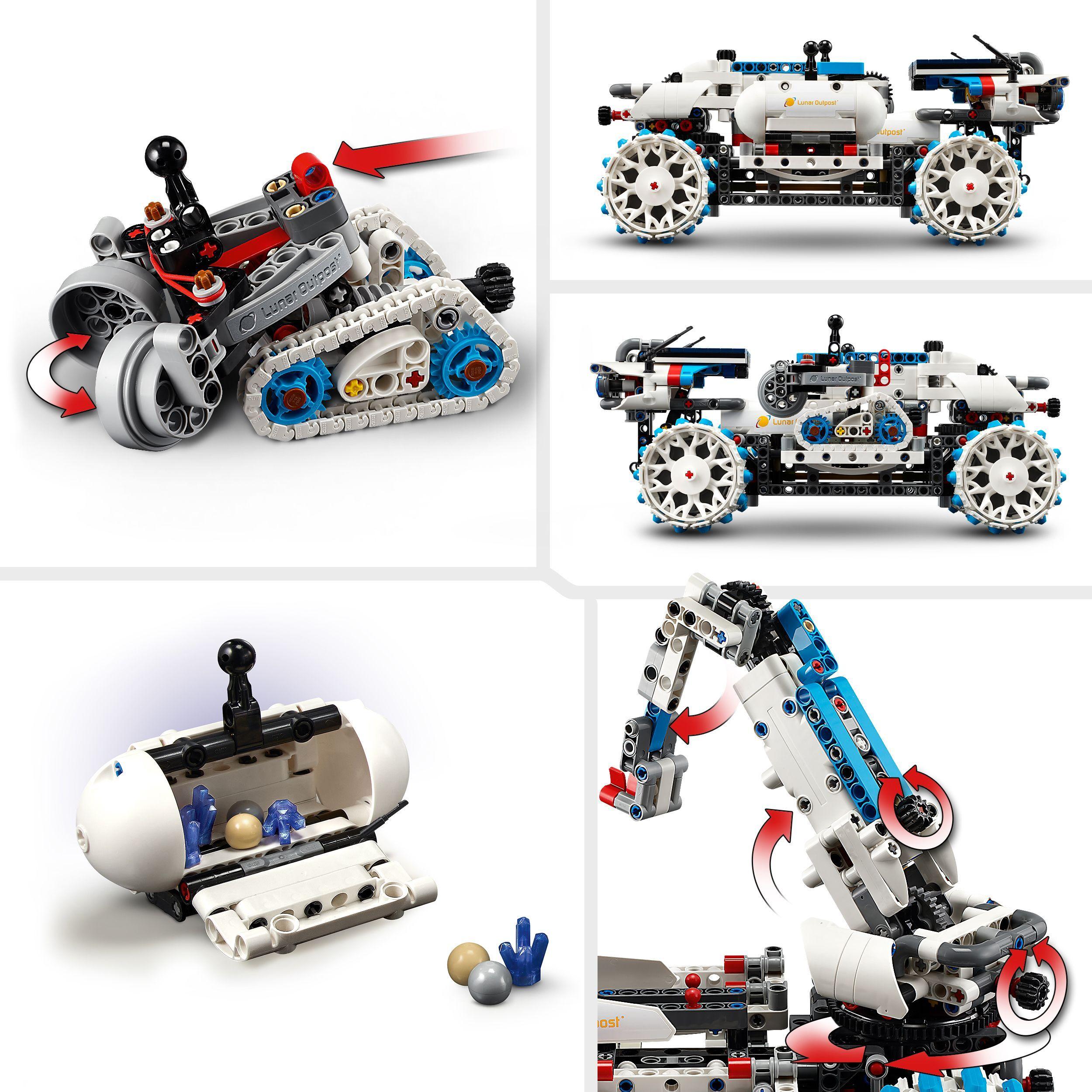 Voir la diapositive 5 : LEGO Technic 42211 Véhicule Lunaire Lunar Outpost - Jeu de Construction pour Garçon 10 ans