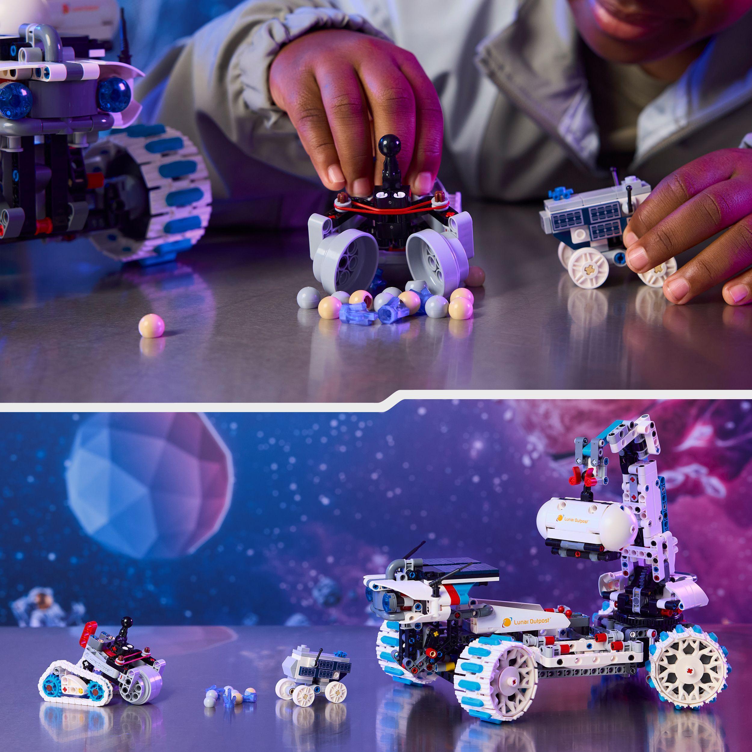 Voir la diapositive 6 : LEGO Technic 42211 Véhicule Lunaire Lunar Outpost - Jeu de Construction pour Garçon 10 ans