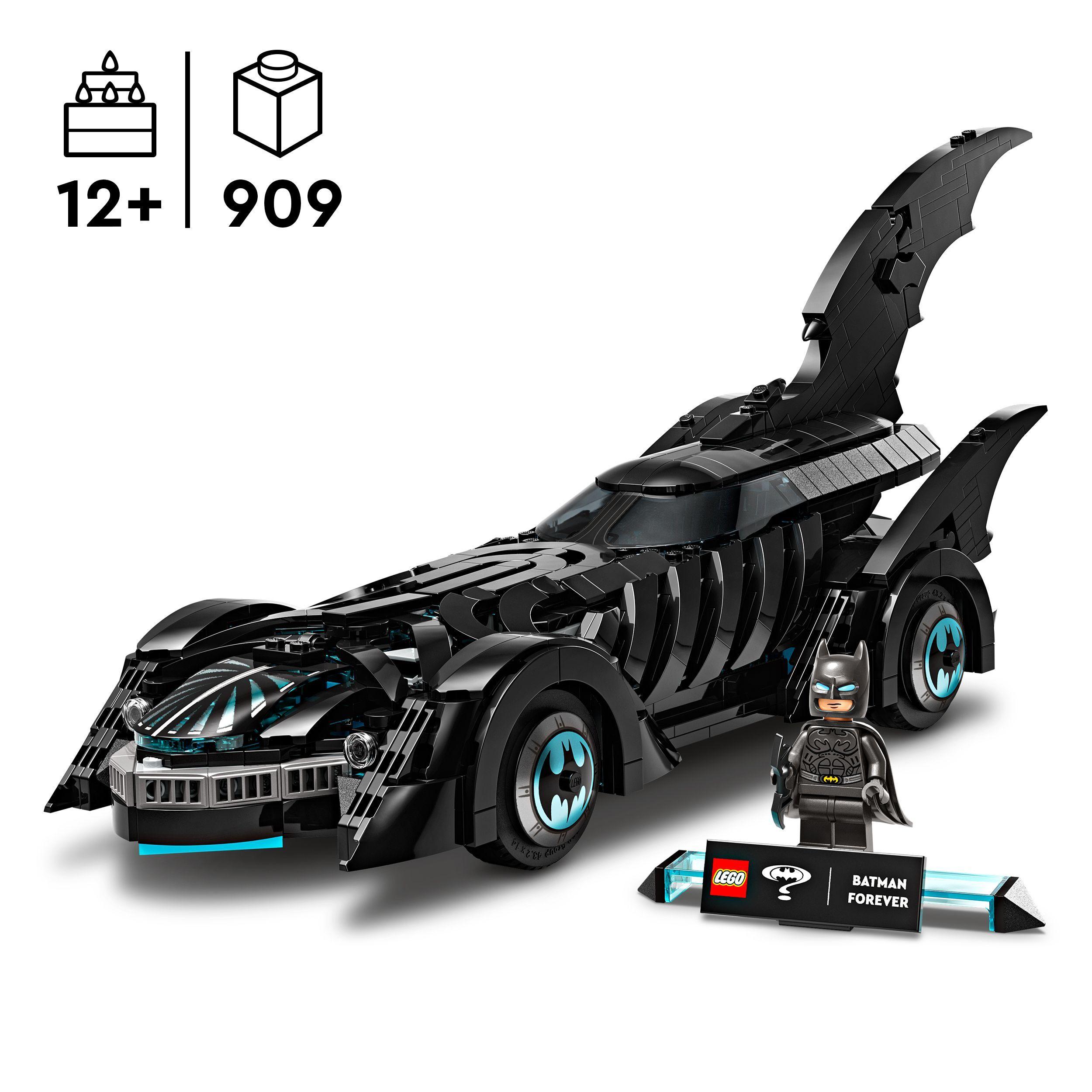Voir la diapositive 3 : LEGO DC Batman 76304 Batmobile Batman Forever - Jeu de Construction dès 12 ans - Voiture