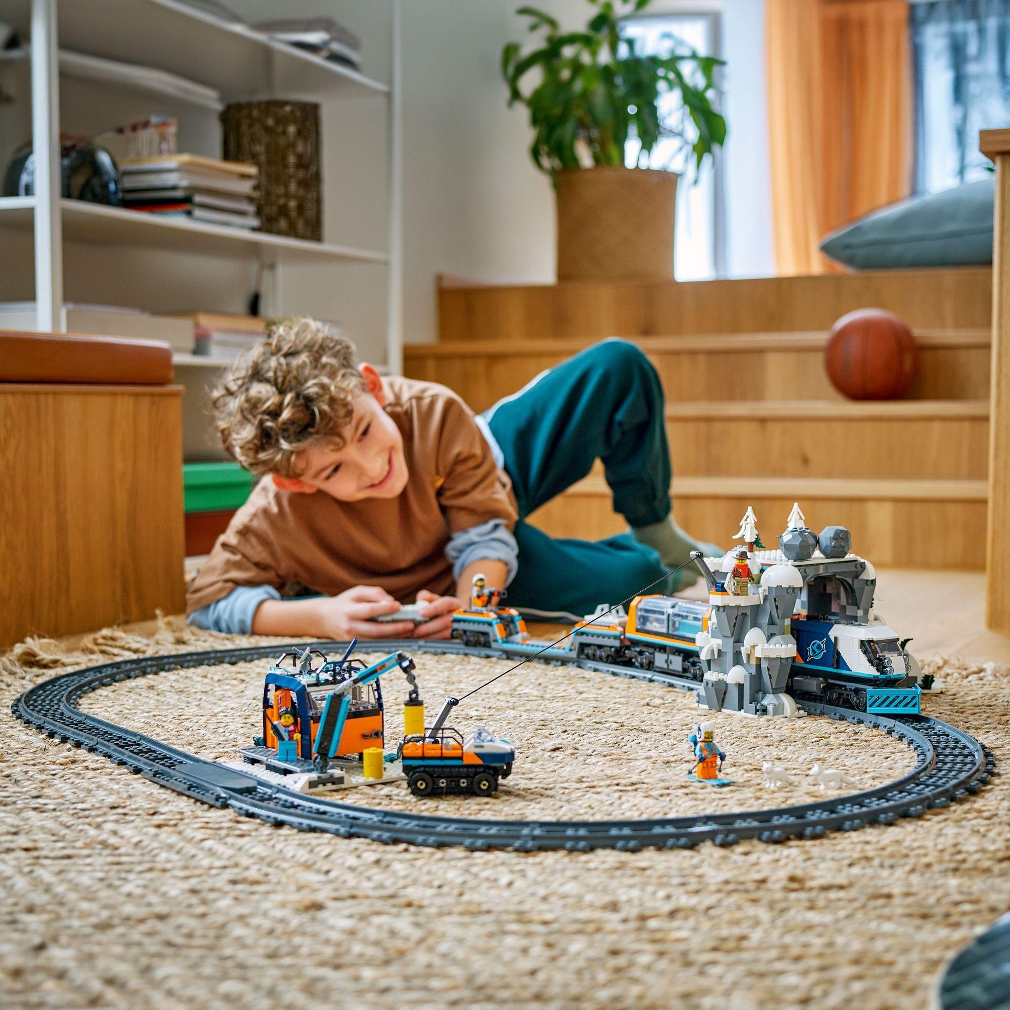 Voir la diapositive 7 : LEGO City 60470 - Le Train Express des Explorateurs en Artctique