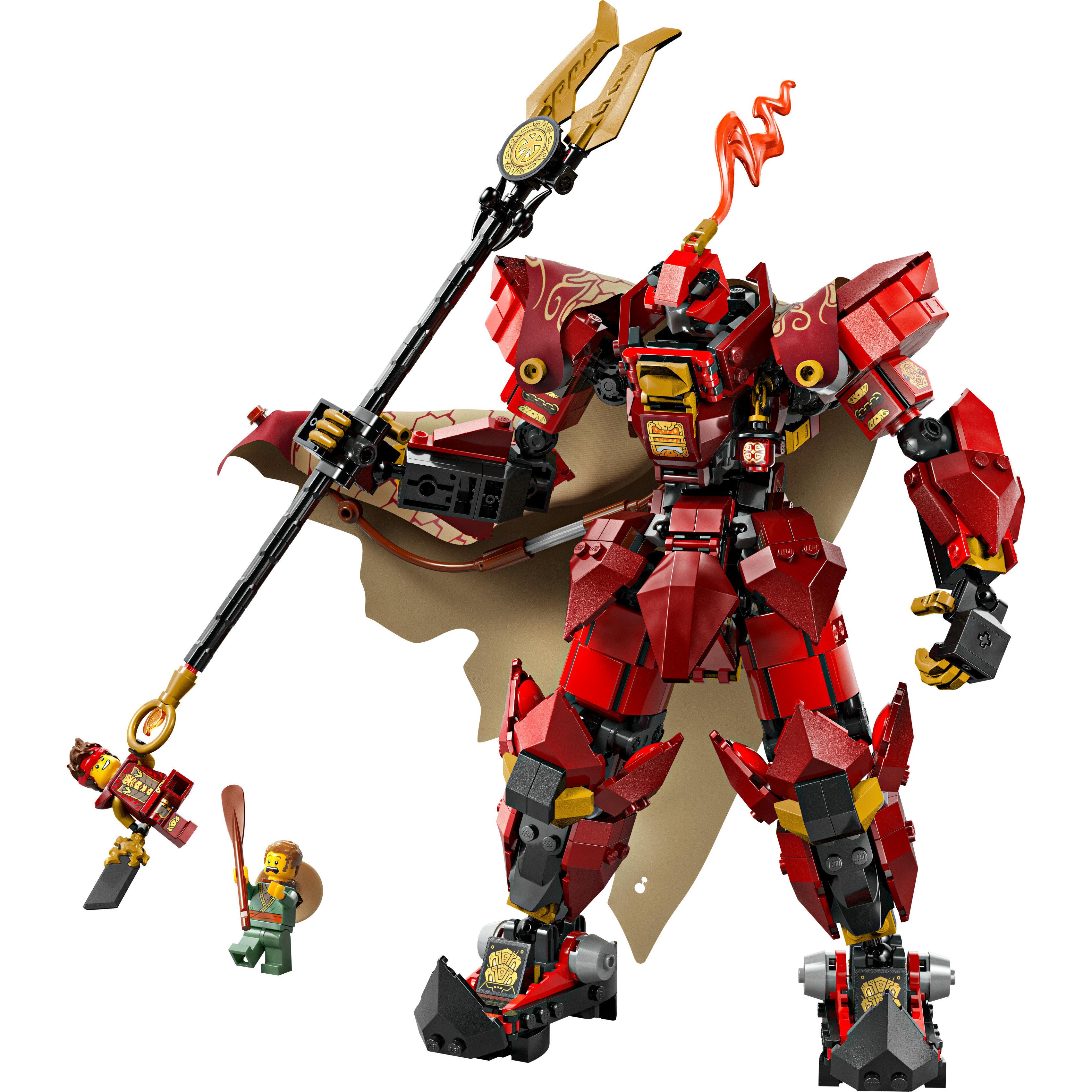 Voir la diapositive 2 : LEGO NINJAGO 71846 Le Robot du Chevalier de Feu - Jeu de Construction dès 14 ans - Cadeau