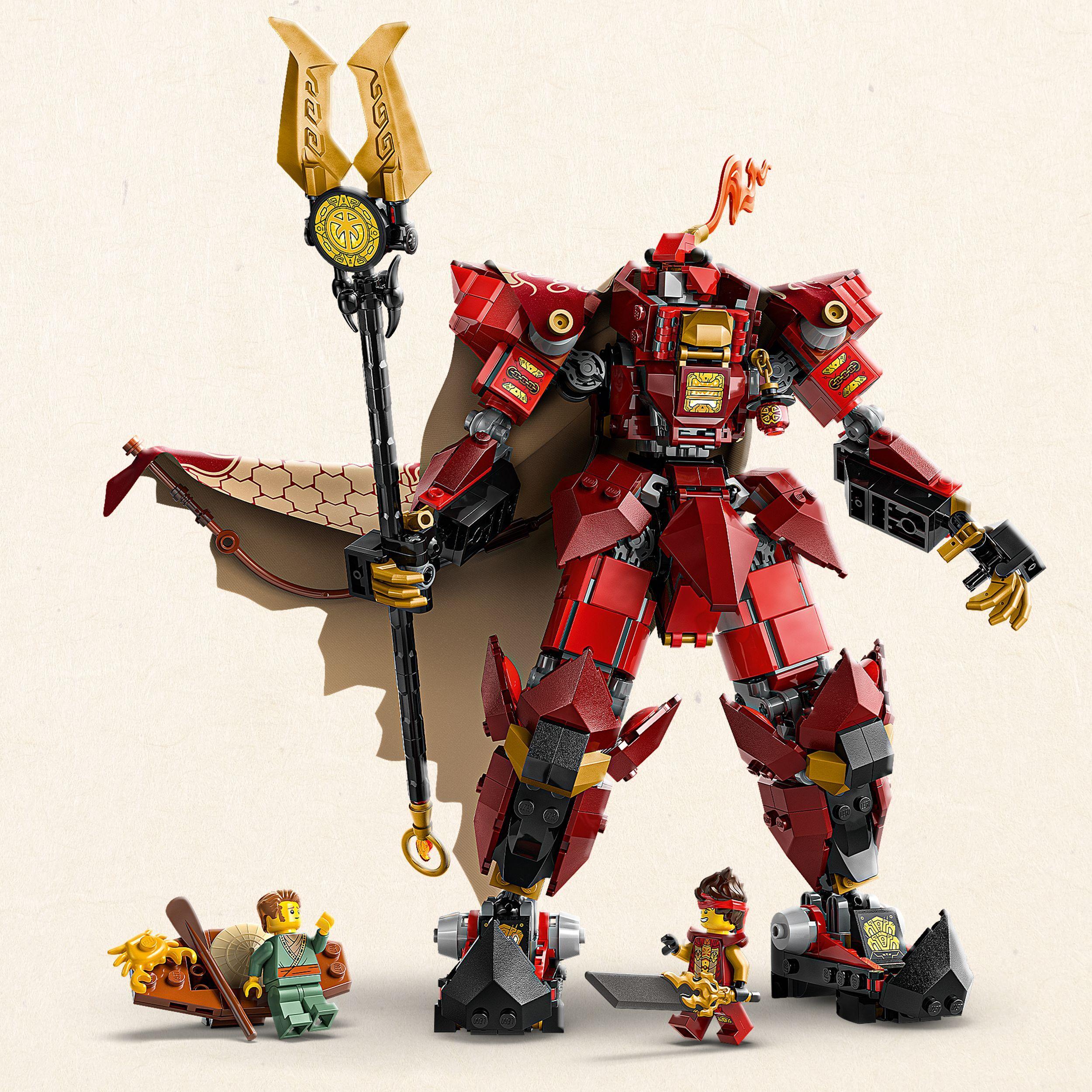 Voir la diapositive 4 : LEGO NINJAGO 71846 Le Robot du Chevalier de Feu - Jeu de Construction dès 14 ans - Cadeau