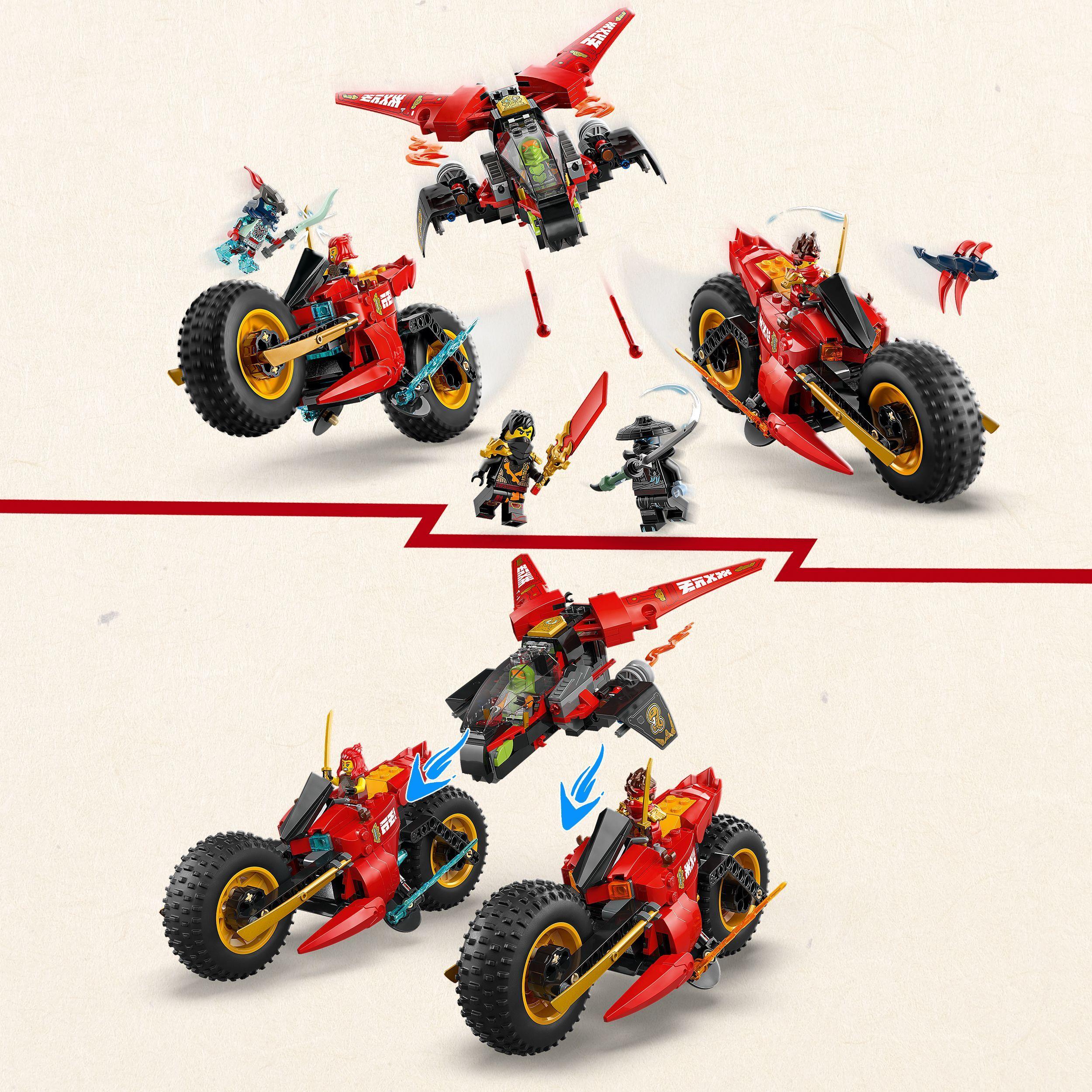 Voir la diapositive 4 : LEGO NINJAGO 71844 Le Véhicule de Combat des Ninjas - Jouet pour Garçon ou Fille dès 8 ans