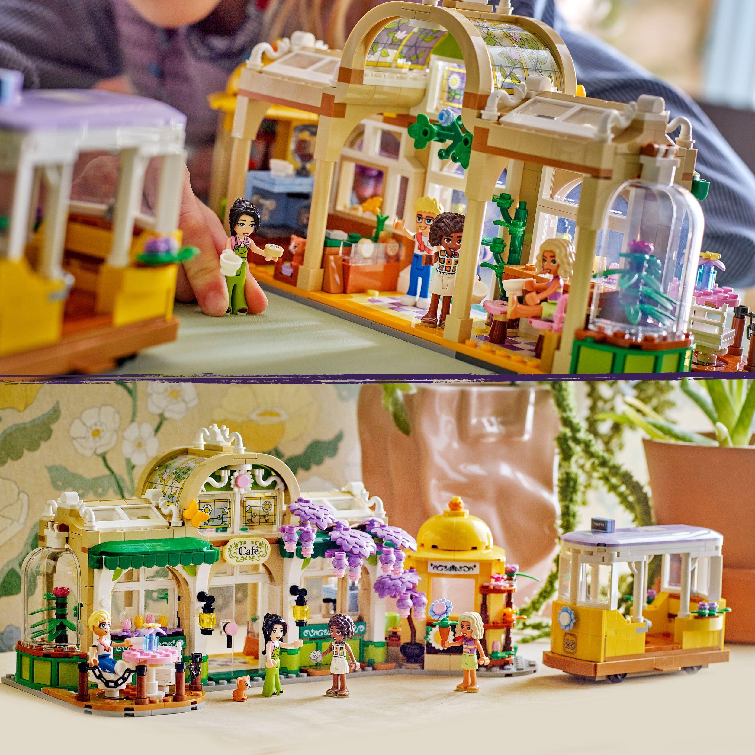 Voir la diapositive 6 : LEGO Friends 42671 Café des Plantes et Kiosque à Fleurs - Jouet de Construction dès 9 ans