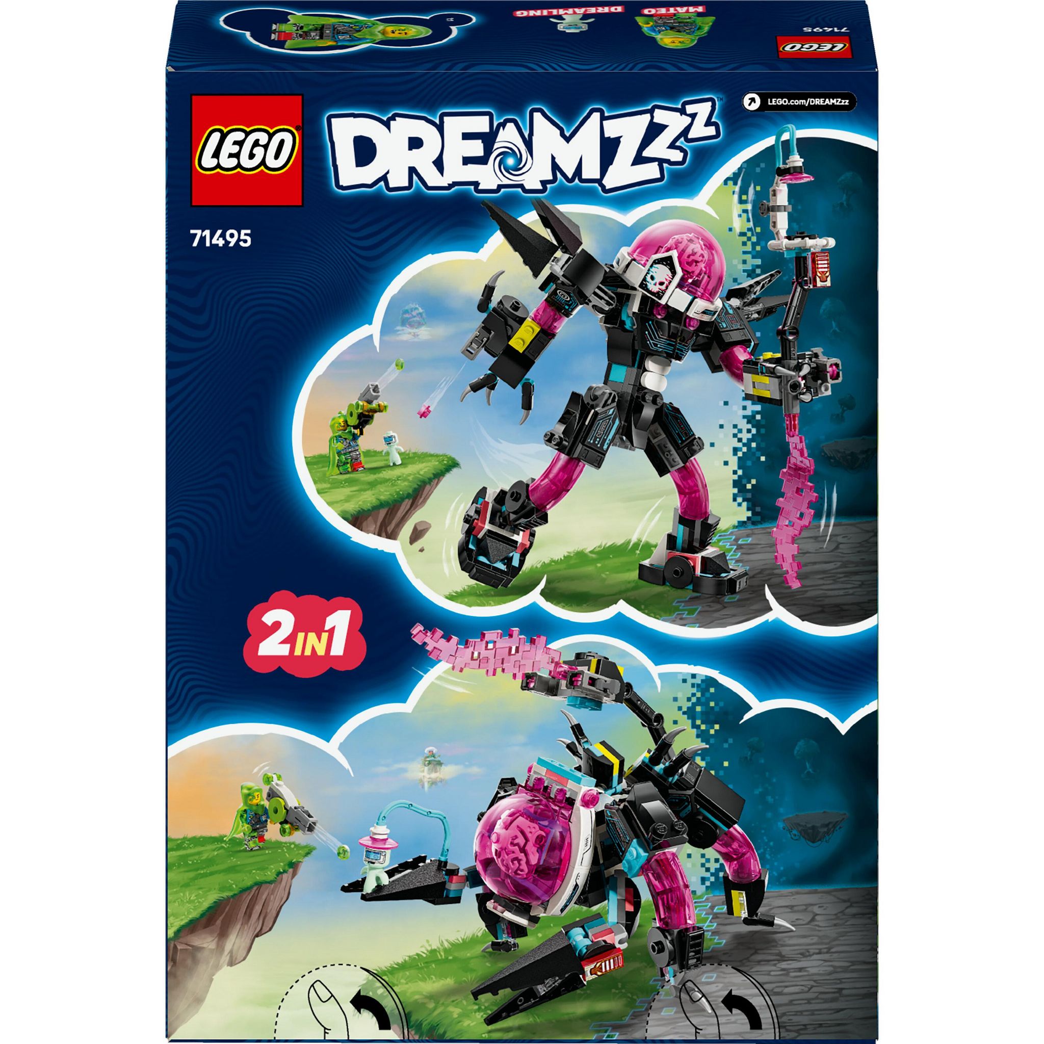 Voir la diapositive 8 : LEGO DREAMZZz 71495 - Mateo contre le robot Cyber cerveau