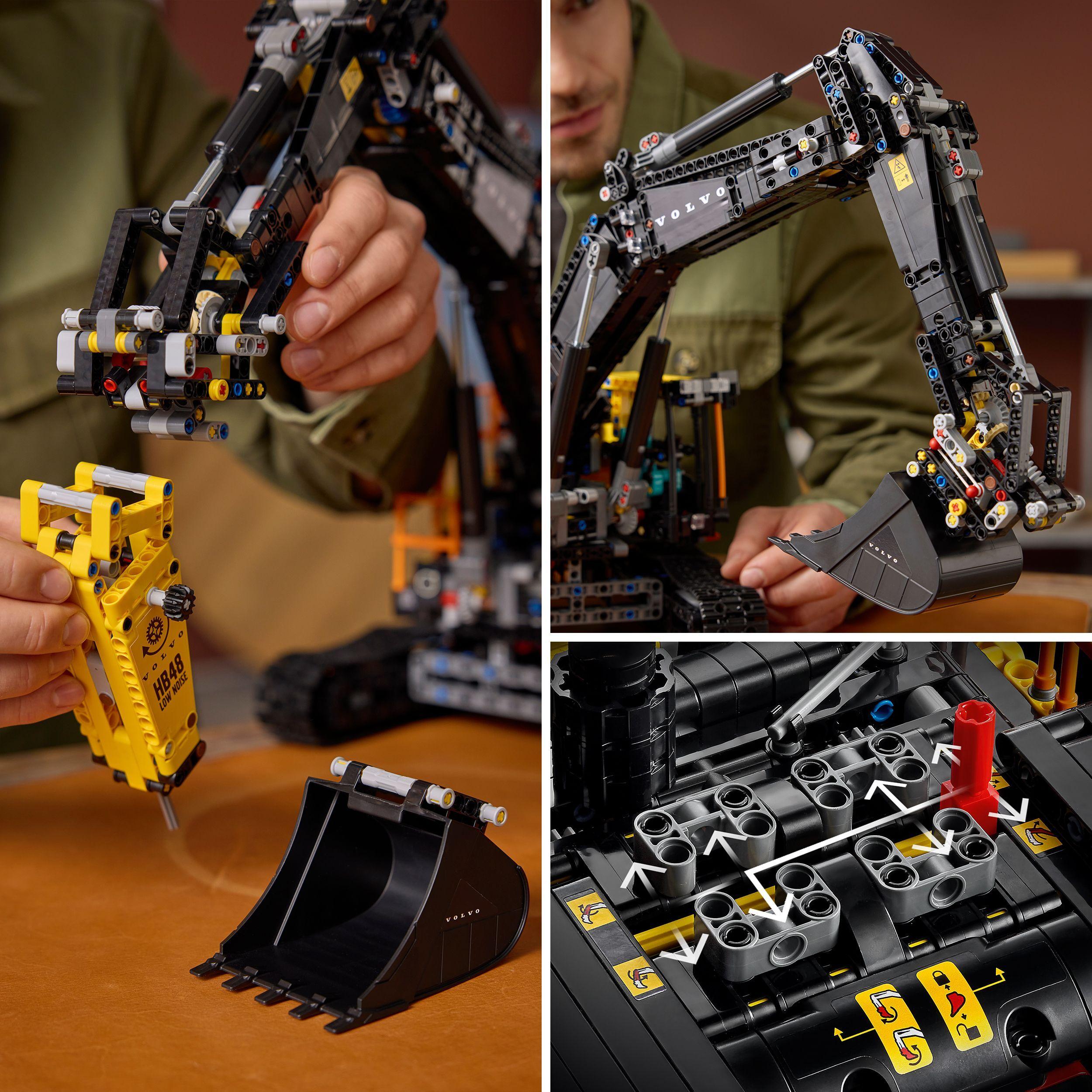 Voir la diapositive 6 : LEGO Technic 42215 Pelleteuse Volvo EC500 Hybride - Set de Construction pour Adulte - Déco