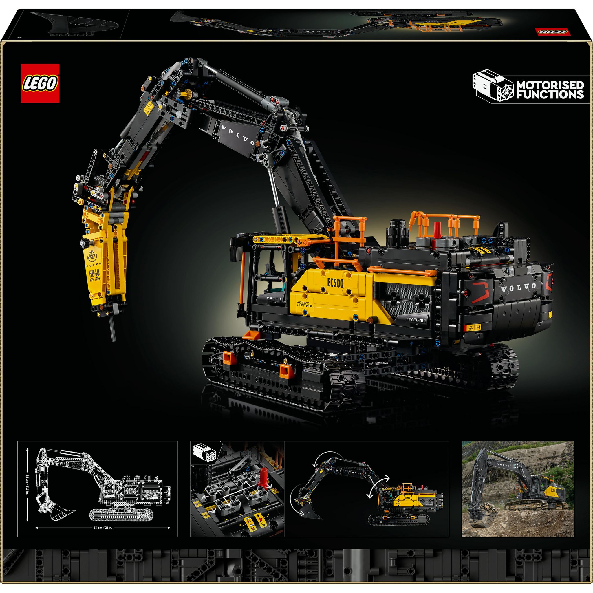 Voir la diapositive 8 : LEGO Technic 42215 - Pelleteuse Volvo EC500 Hybride