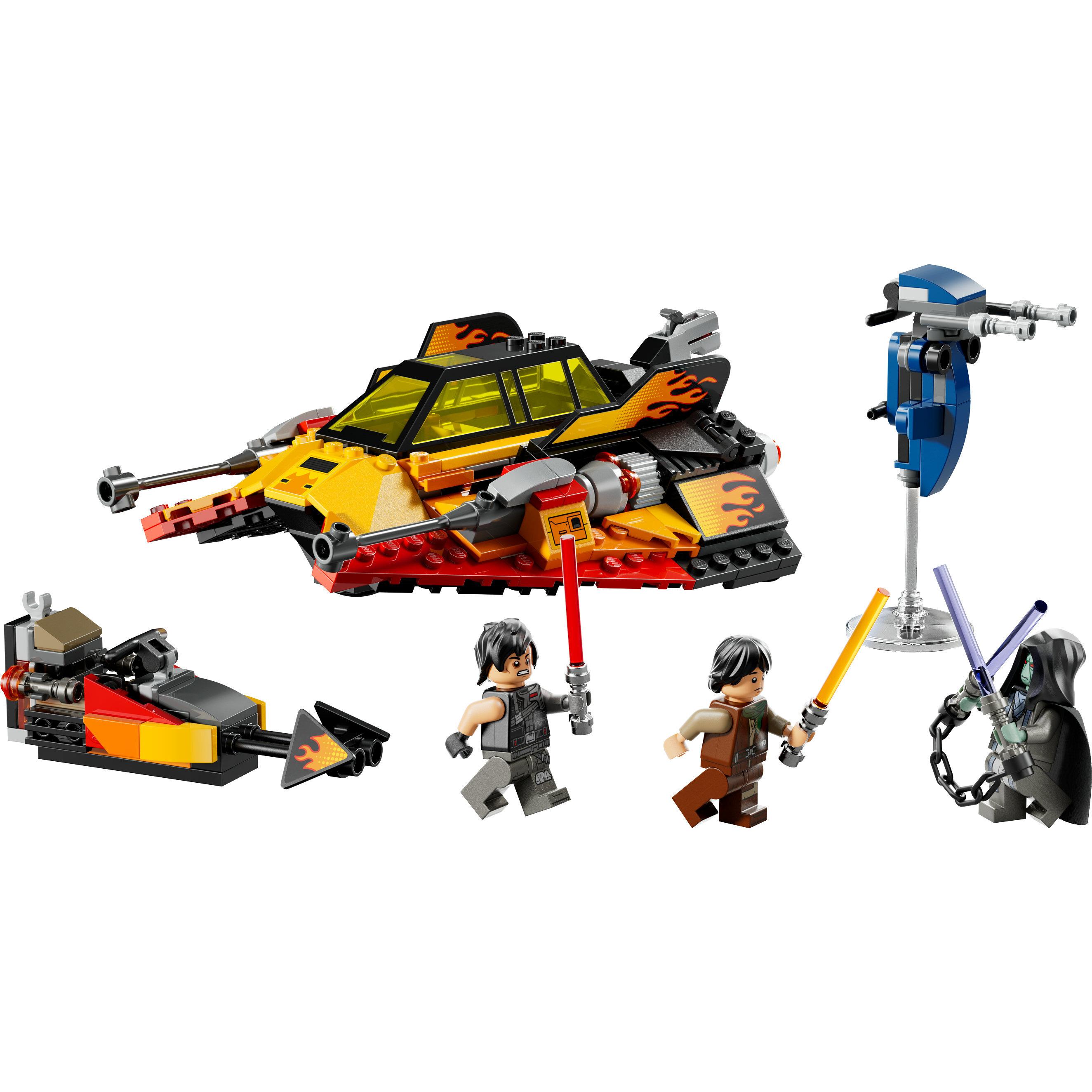 Voir la diapositive 2 : LEGO Star Wars 75414 Le Snowspeeder en Flammes - Jeu de Construction Garçon ou Fille 7 ans
