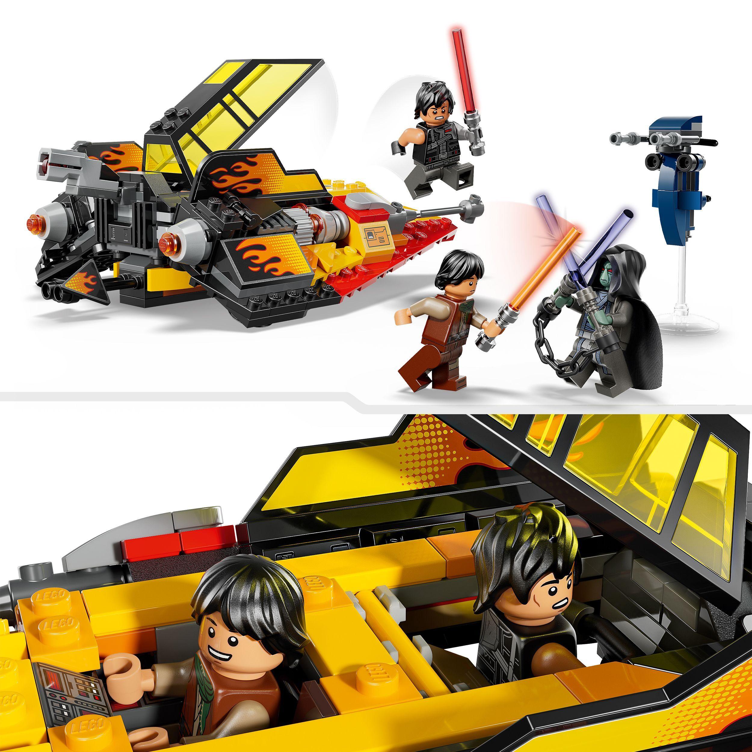 Voir la diapositive 4 : LEGO Star Wars 75414 Le Snowspeeder en Flammes - Jeu de Construction Garçon ou Fille 7 ans