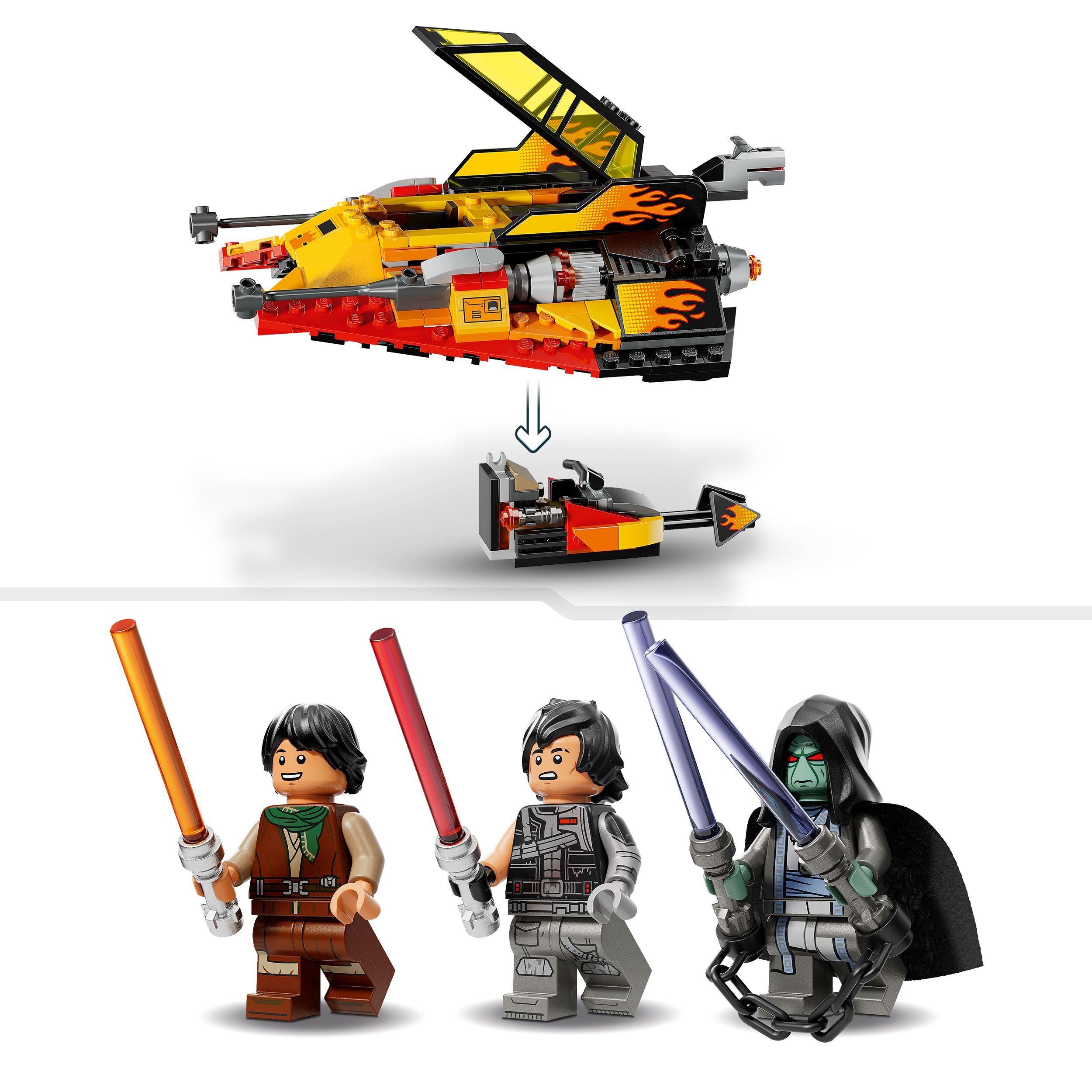 Voir la diapositive 5 : LEGO Star Wars 75414 Le Snowspeeder en Flammes - Jeu de Construction Garçon ou Fille 7 ans
