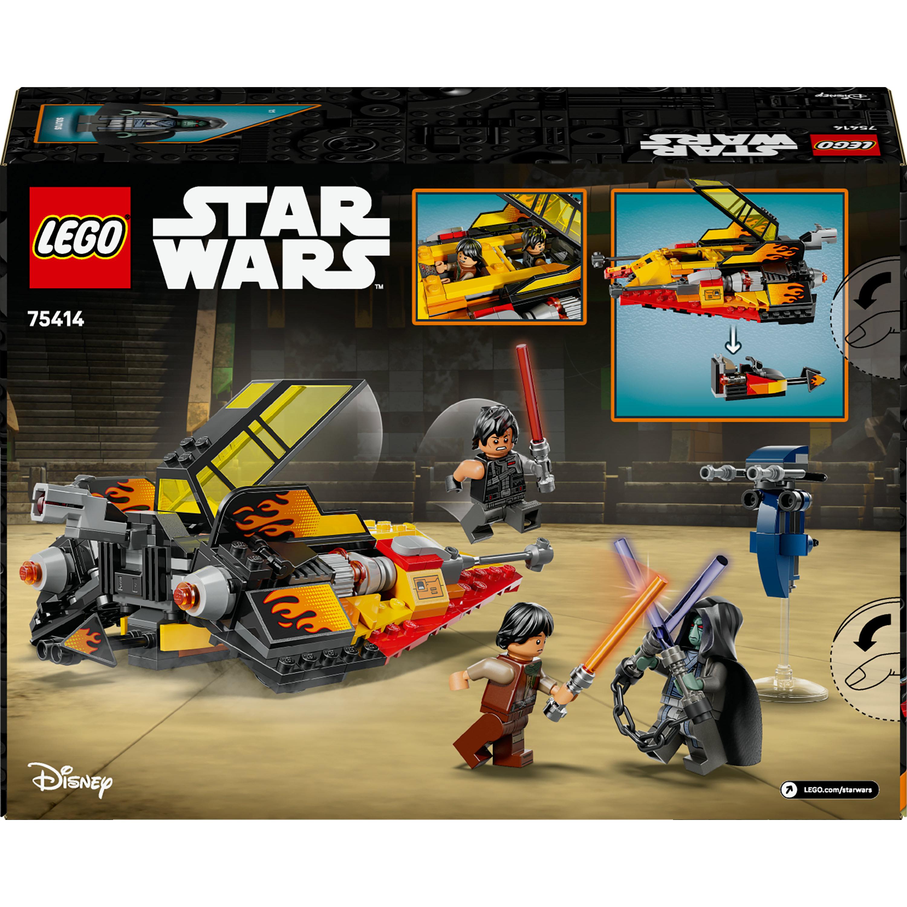 Voir la diapositive 8 : LEGO Star Wars 75414 Le Snowspeeder en Flammes - Jeu de Construction Garçon ou Fille 7 ans