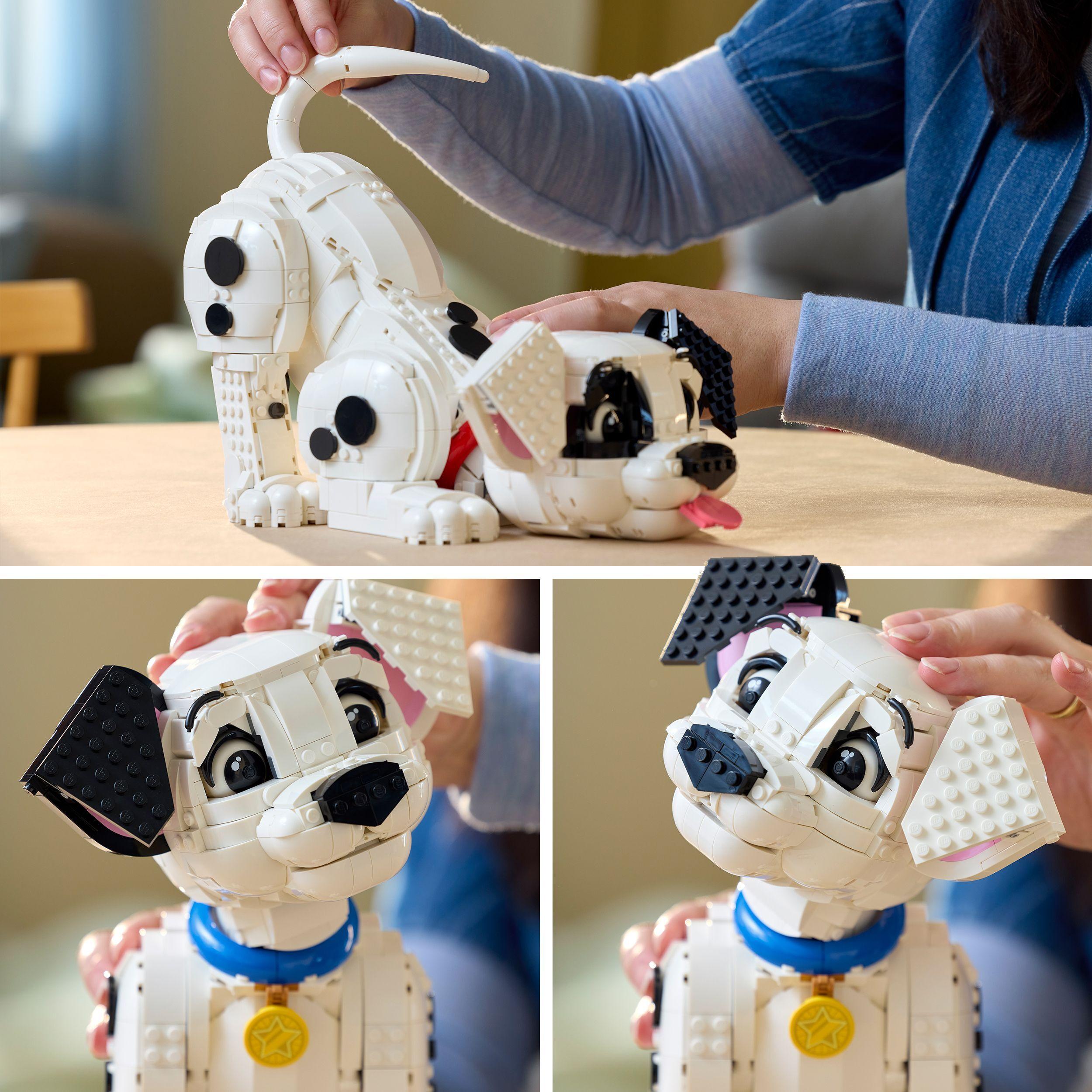 Voir la diapositive 5 : LEGO Disney 43269 Le Chiot des 101 Dalmatiens - Set de Construction Adulte avec Chien