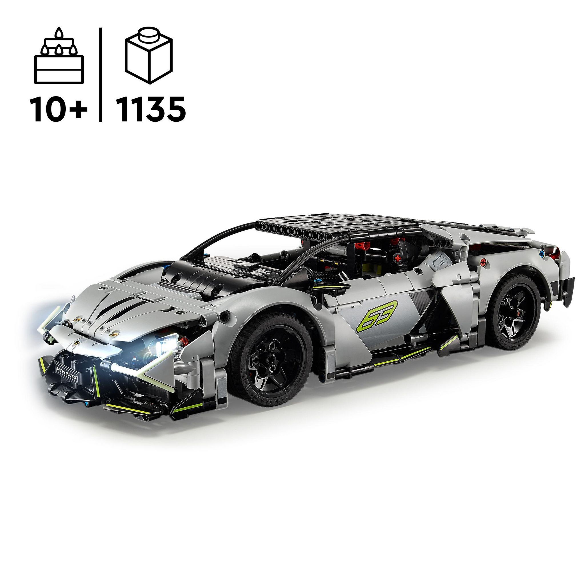 Voir la diapositive 3 : LEGO Technic 42214 - Supercar Lamborghini Revuelto