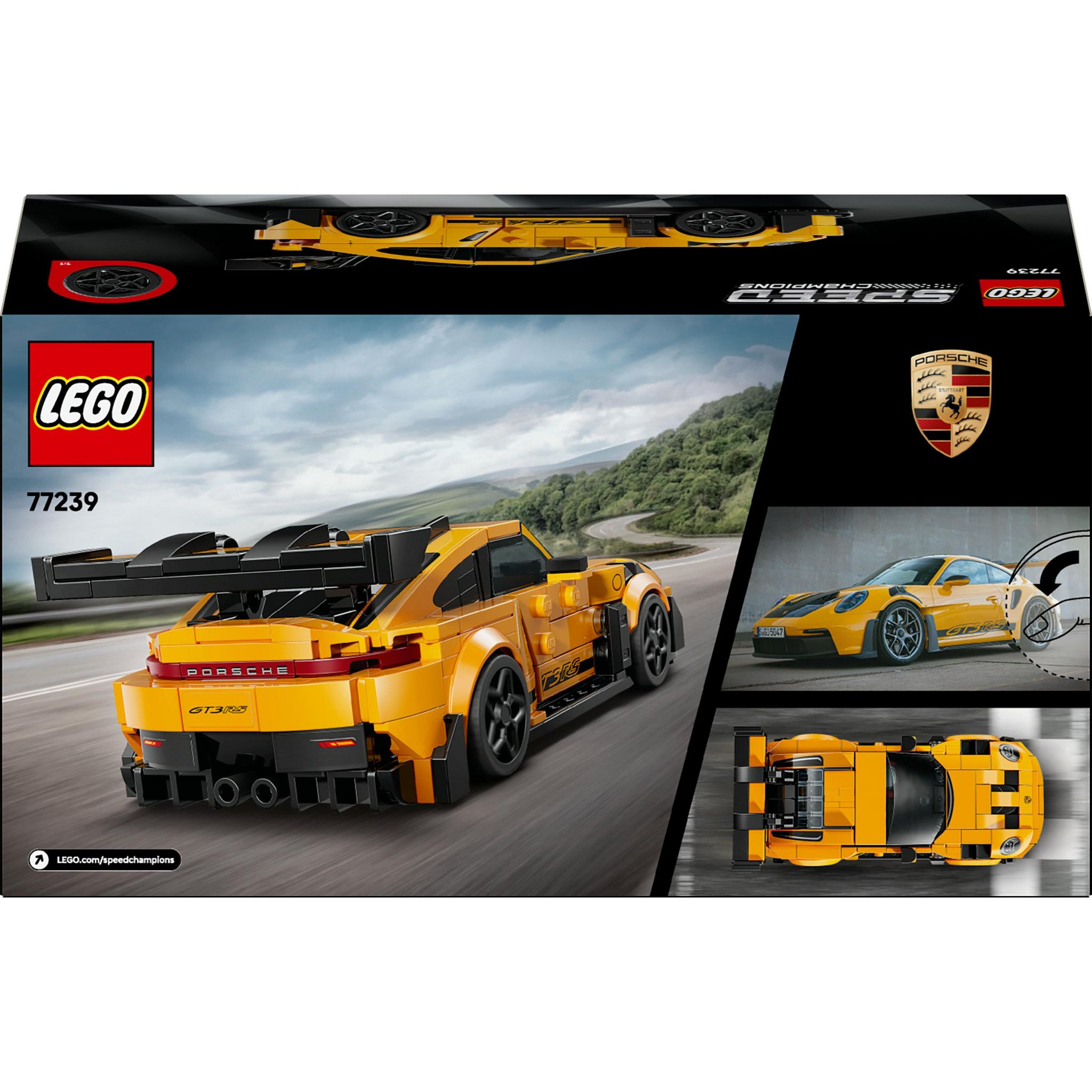 Voir la diapositive 3 : LEGO Speed Champions 77239 - Supercar Porsche 911 GT3 RS