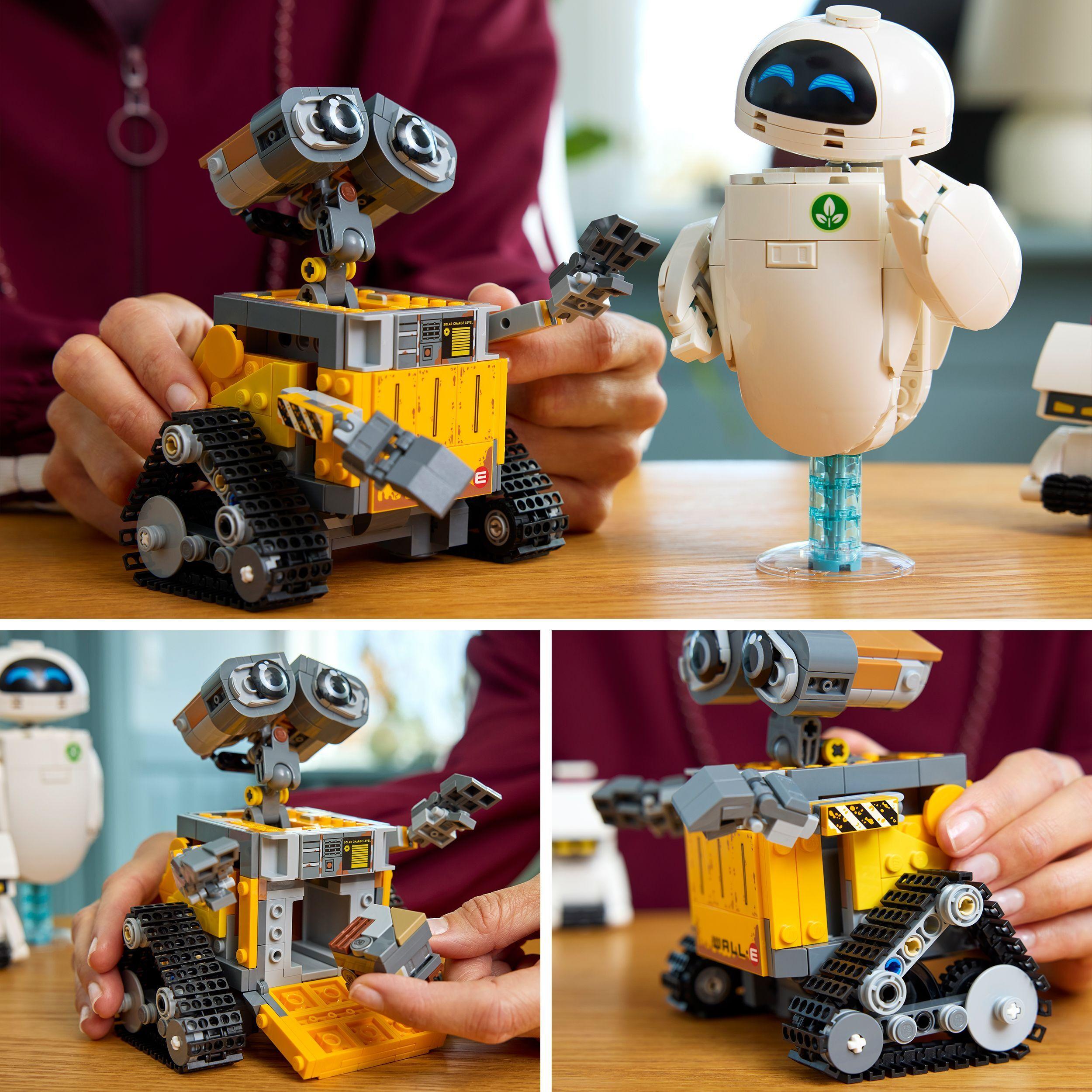 Voir la diapositive 5 : LEGO Disney et Pixar 43279 WALL-E et EVE - Set de Construction DIY pour Adulte - Cadeau