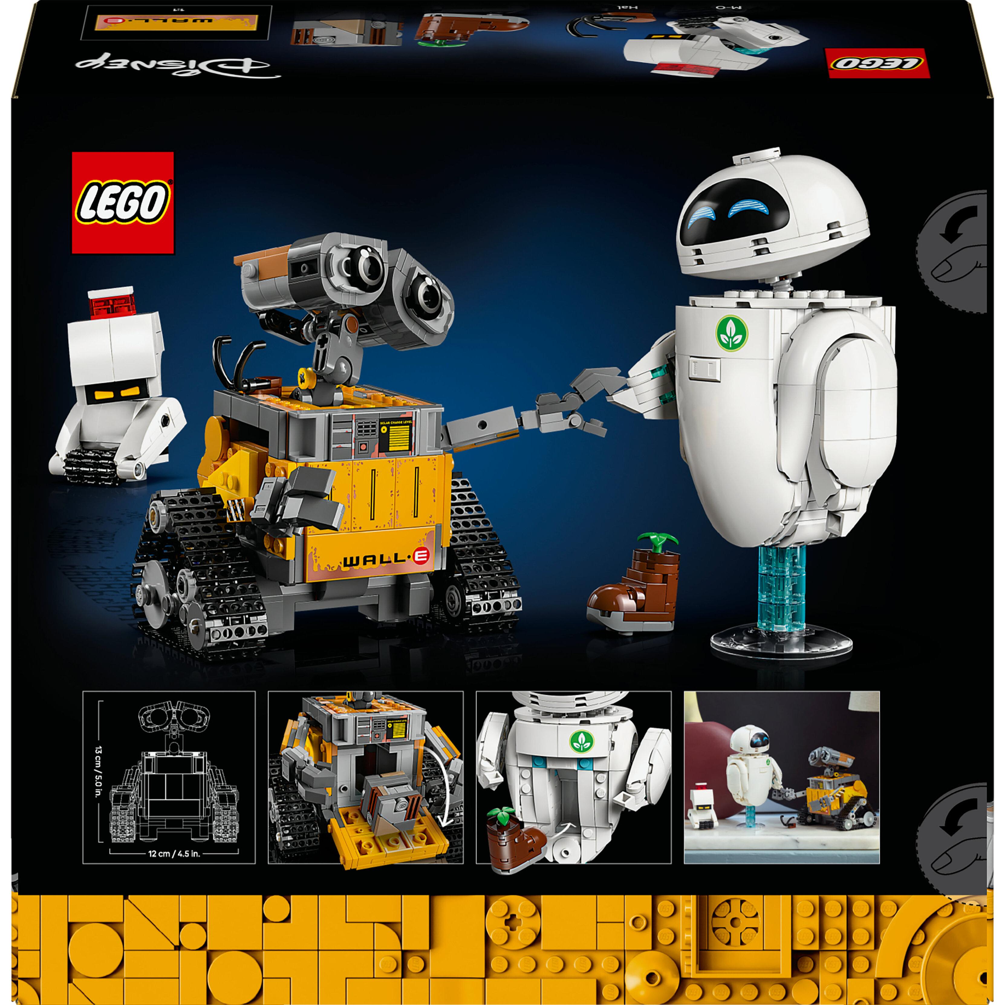 Voir la diapositive 8 : LEGO Disney et Pixar 43279 WALL-E et EVE - Set de Construction DIY pour Adulte - Cadeau