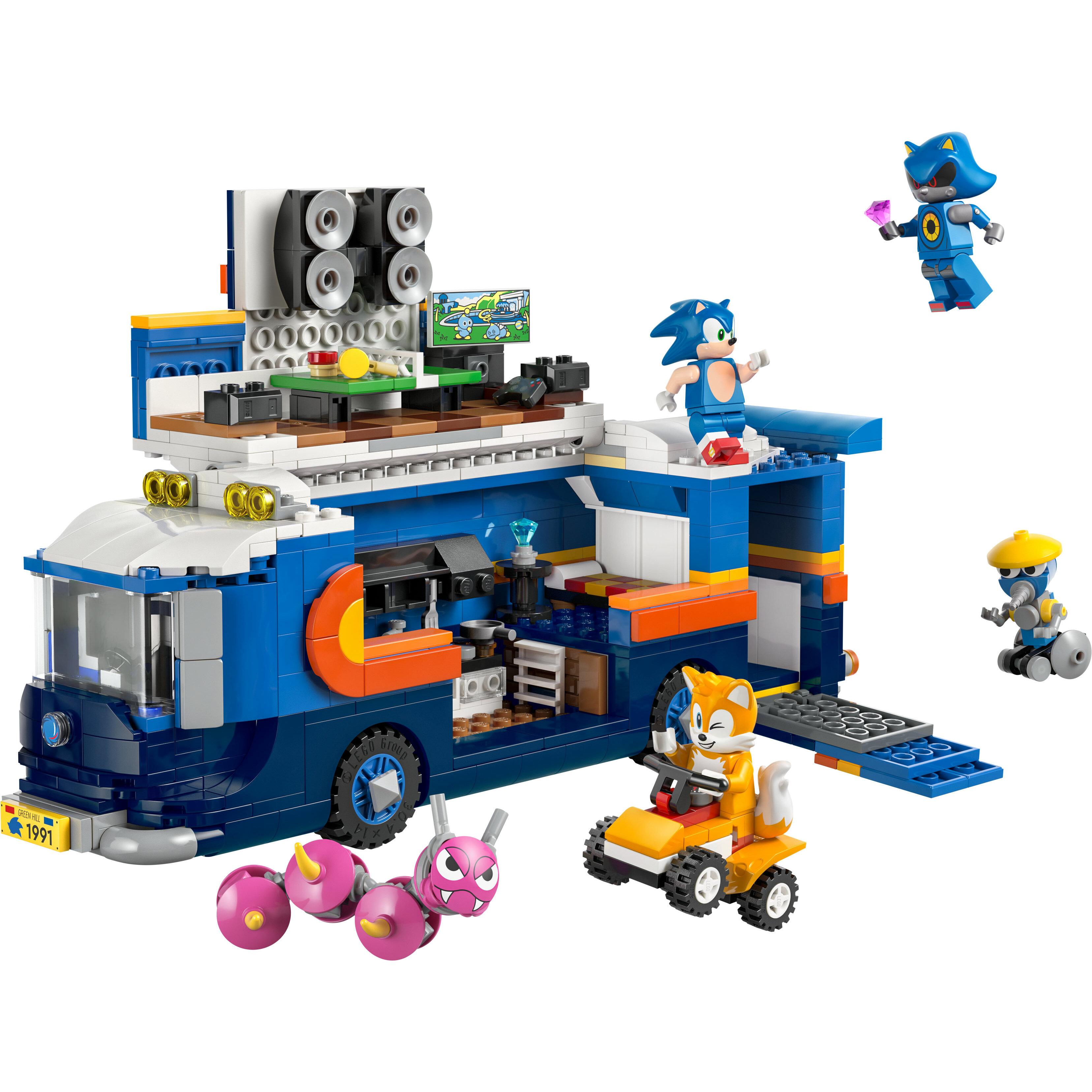 Voir la diapositive 2 : LEGO Sonic the Hedgehog 77006 Le Camion de Contrôle de l’Équipe Sonic - Jouet dès 8 ans