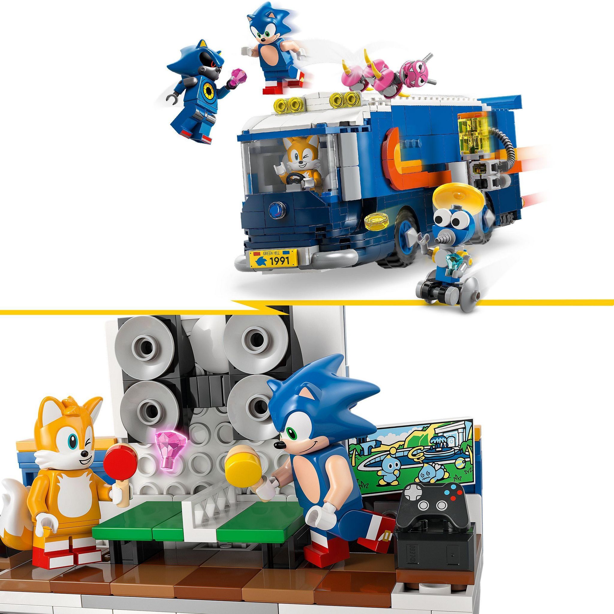 Voir la diapositive 4 : LEGO Sonic 77006 - la Camion de contrôle de l'équipe Sonic