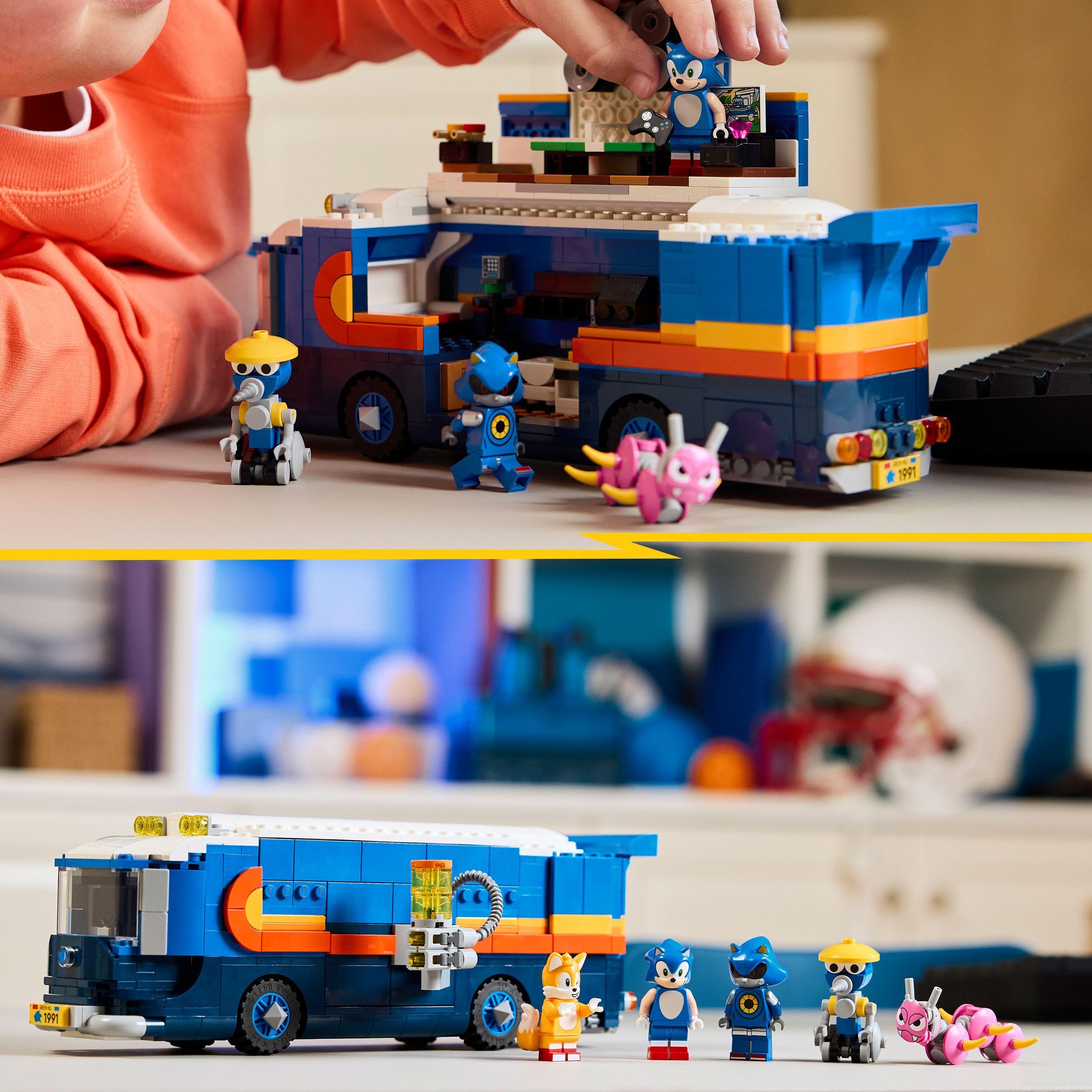 Voir la diapositive 6 : LEGO Sonic the Hedgehog 77006 Le Camion de Contrôle de l’Équipe Sonic - Jouet dès 8 ans