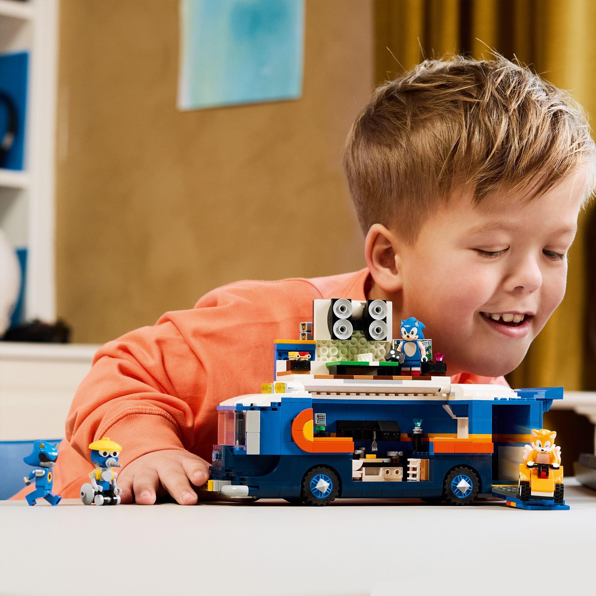 Voir la diapositive 7 : LEGO Sonic the Hedgehog 77006 Le Camion de Contrôle de l’Équipe Sonic - Jouet dès 8 ans