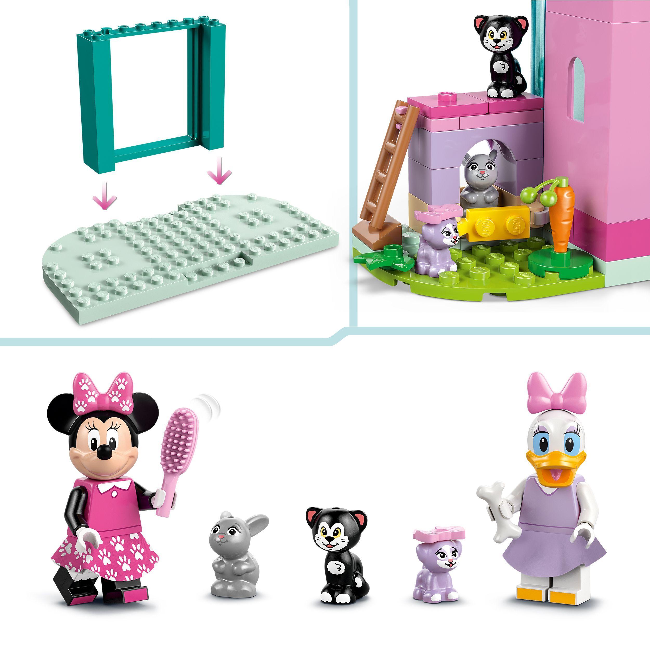Voir la diapositive 5 : LEGO Disney 43274 L'Hôtel pour Animaux de Minnie - Jeu de Construction 4 ans - Cadeau