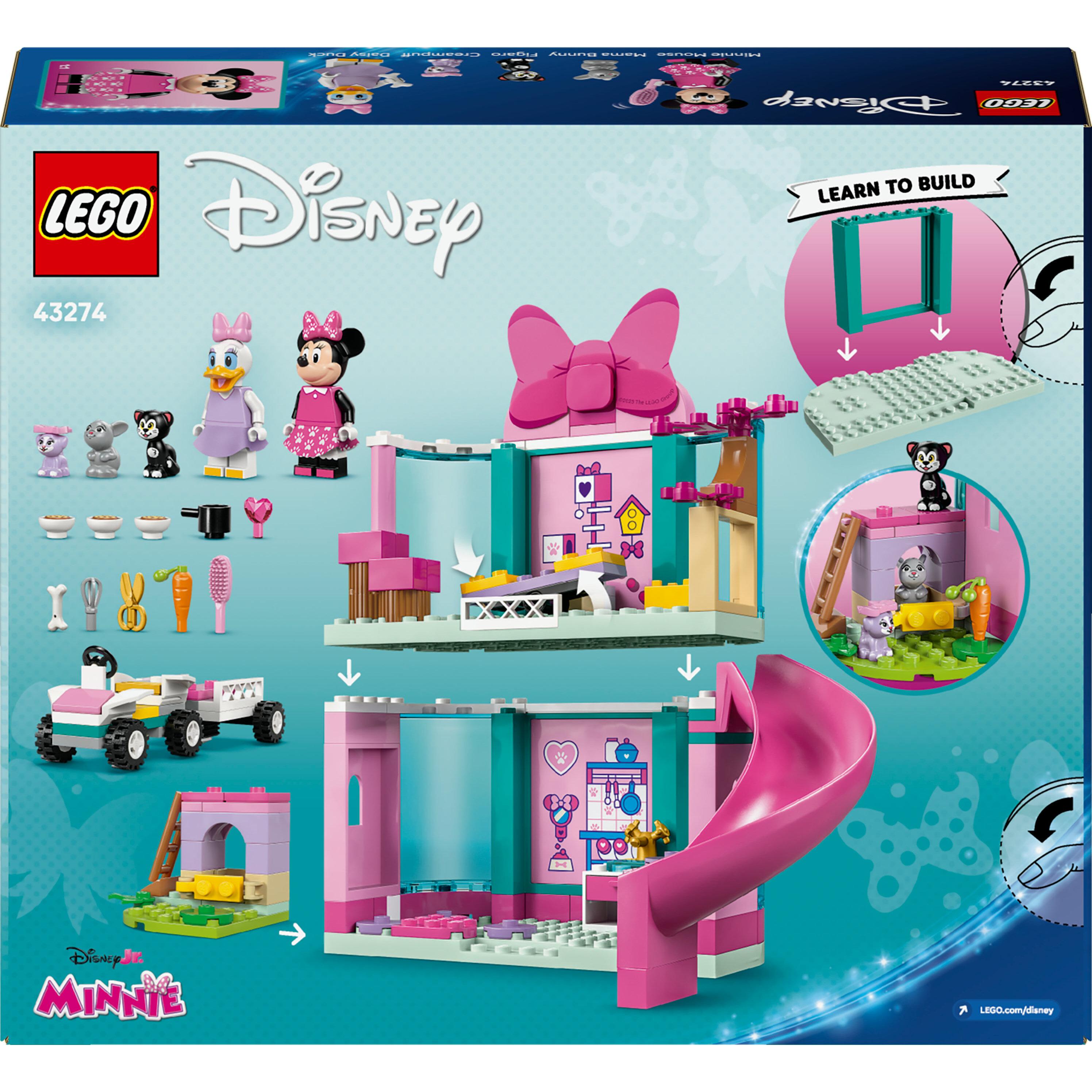 Voir la diapositive 8 : LEGO Disney 43274 L'Hôtel pour Animaux de Minnie - Jeu de Construction 4 ans - Cadeau