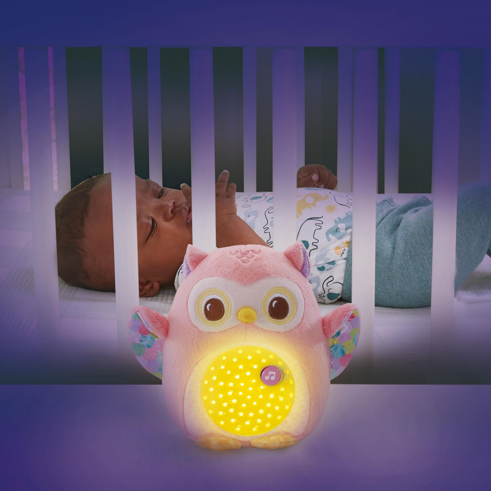 Voir la diapositive 4 : VTECH Ma veilleuse Lumi Chouette - Rose