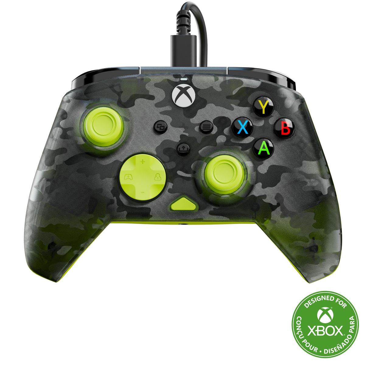 Manette Filaire Turtle Beach Rematch Core Camo Jaune Xbox / PC