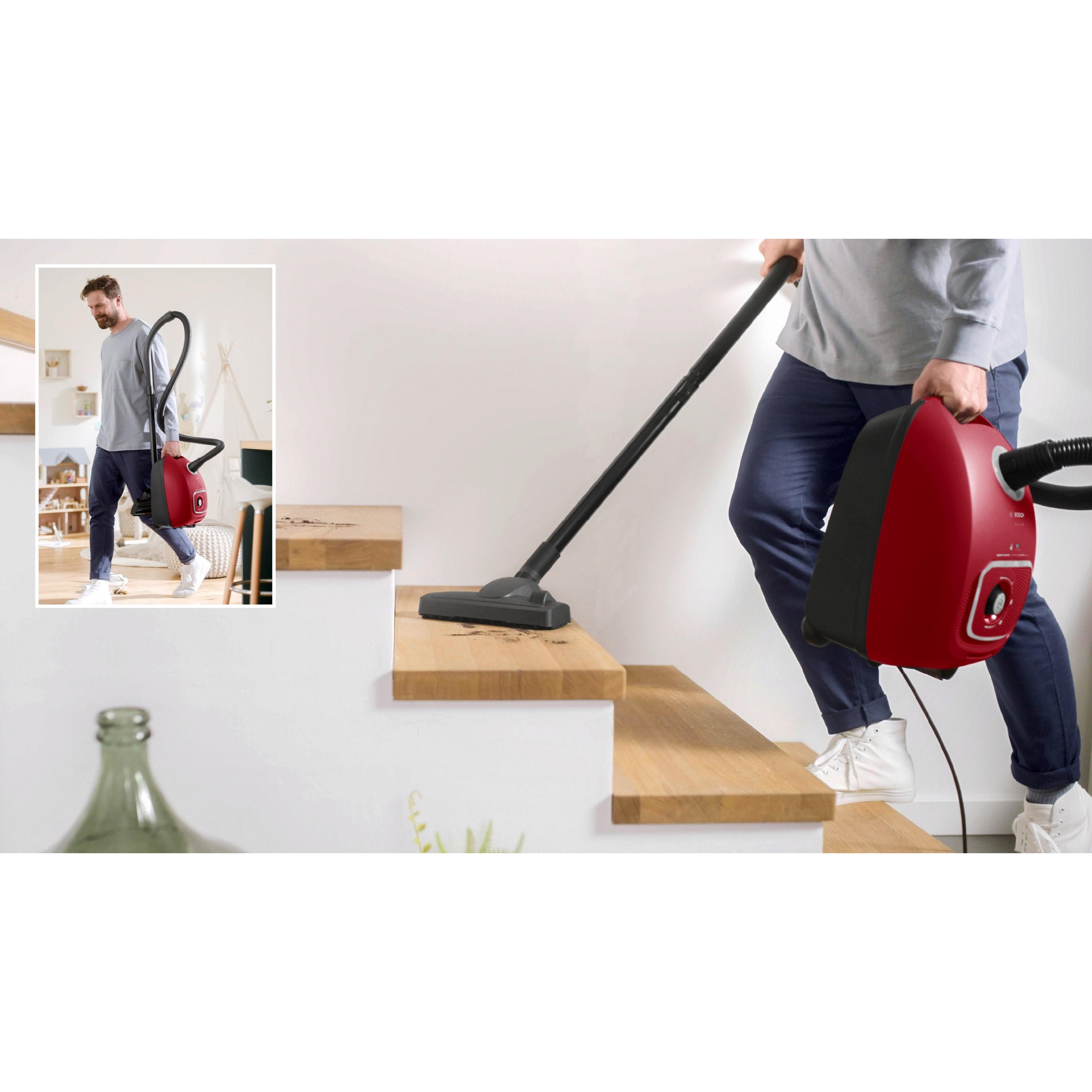 Voir la diapositive 6 : BOSCH Aspirateur traîneau BGB41RD3H - Rouge