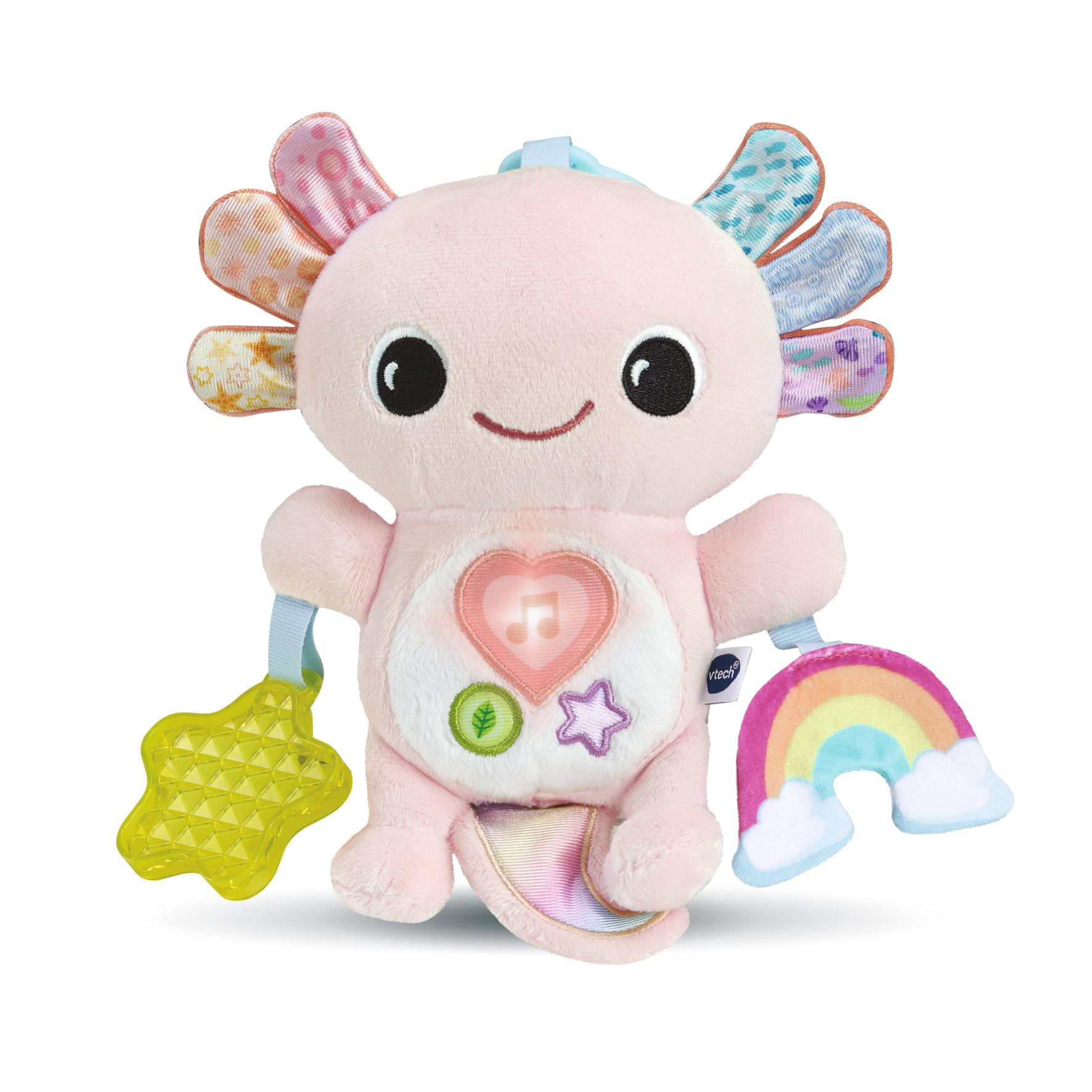 Voir la diapositive 2 : VTECH Peluche Eliott bébé Axolotl musical
