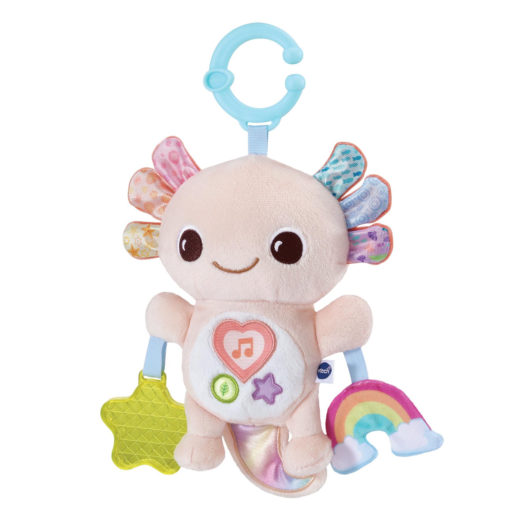 Voir la diapositive 3 : VTECH Peluche Eliott bébé Axolotl musical