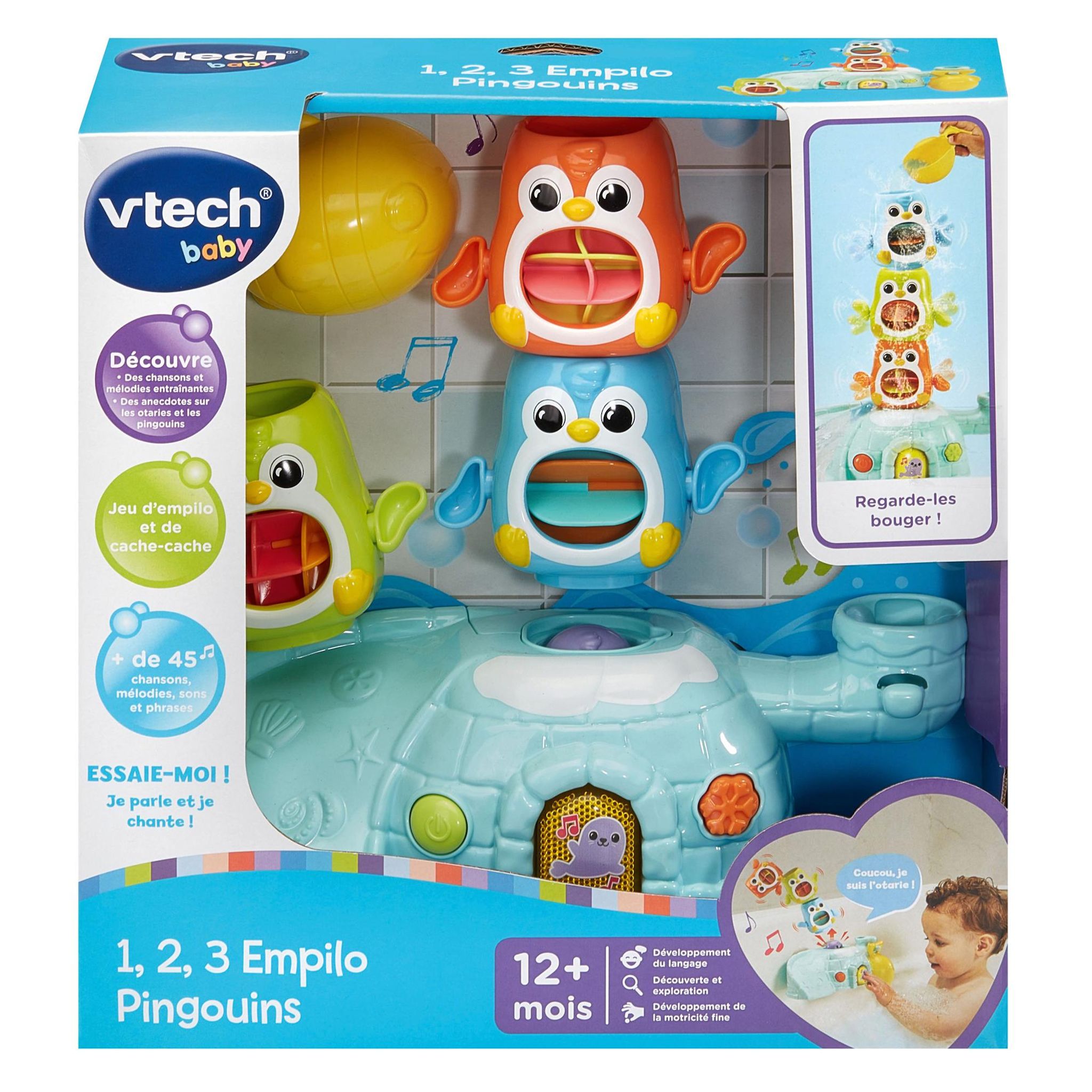 Voir la diapositive 5 : VTECH 1 2 3 Empilo Pingouins