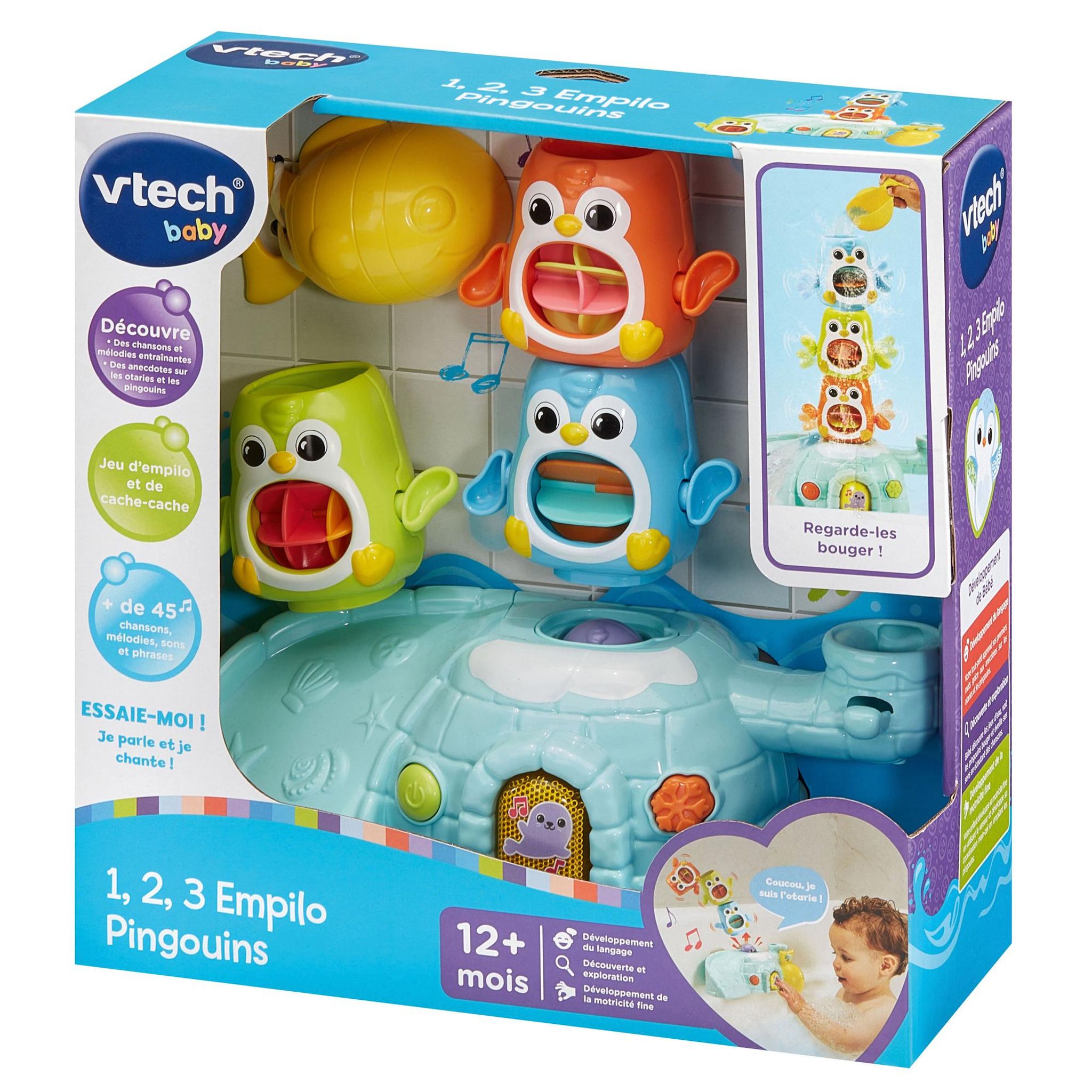 Voir la diapositive 6 : VTECH 1 2 3 Empilo Pingouins