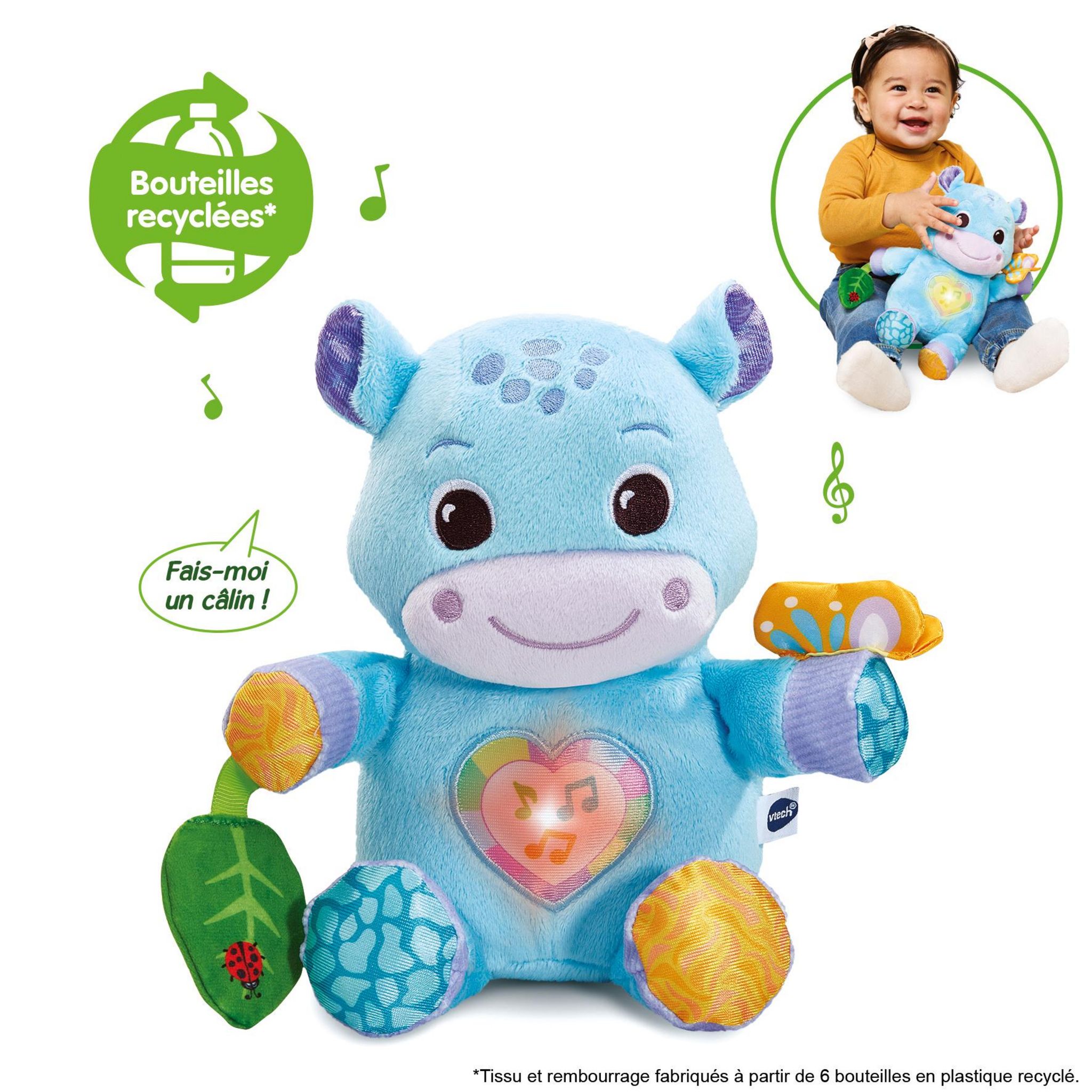 VTECH Mon Hippo Câlin THEO