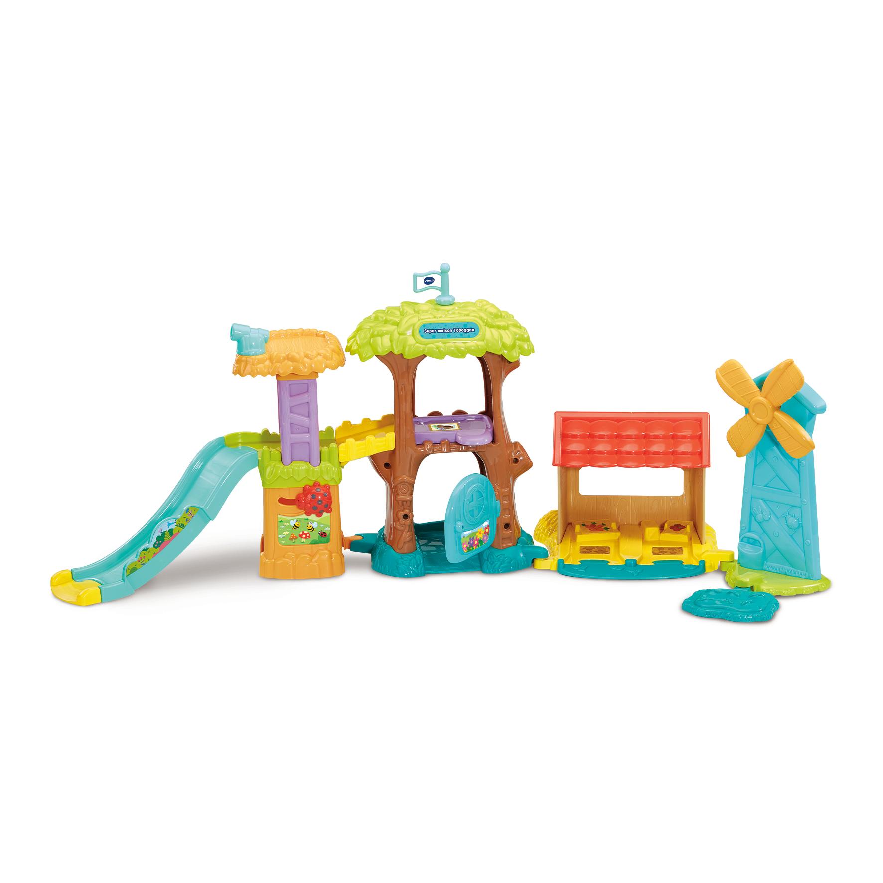 Voir la diapositive 2 : VTECH Maison Toboggan Tut Tut Animaux Bisous