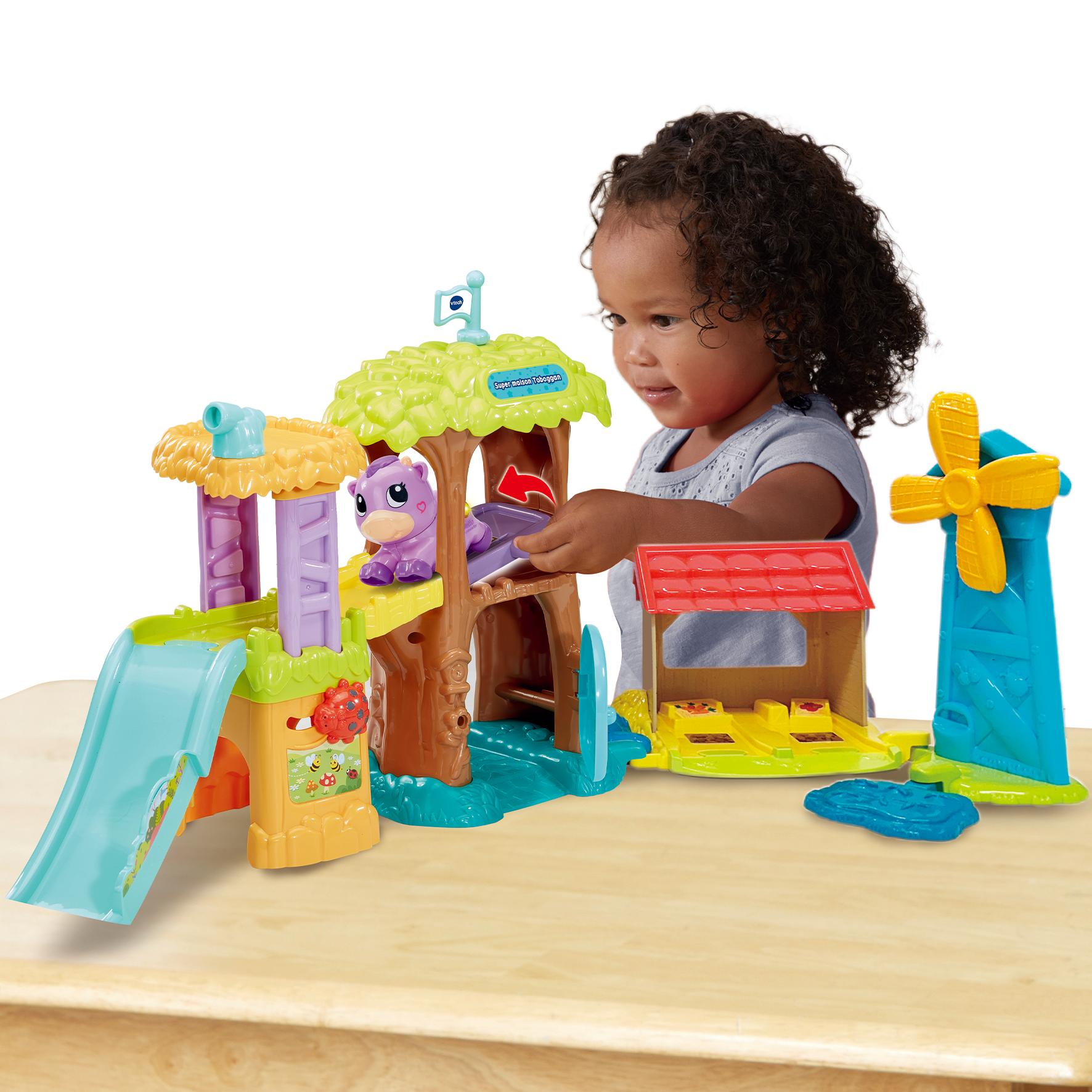 Voir la diapositive 4 : VTECH Maison Toboggan Tut Tut Animaux Bisous