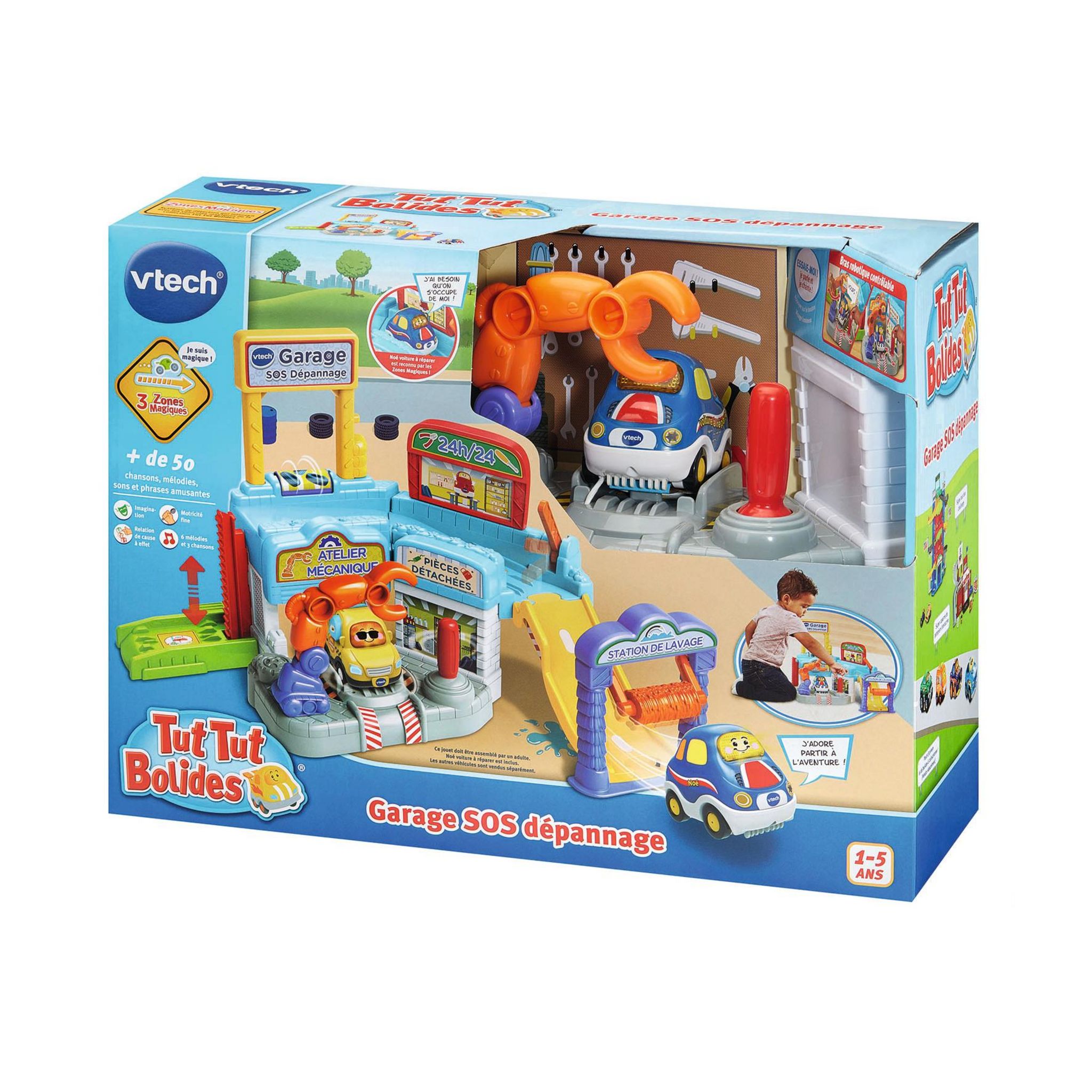 Voir la diapositive 7 : VTECH Garage SOS dépannage - Tut Tut Bolides